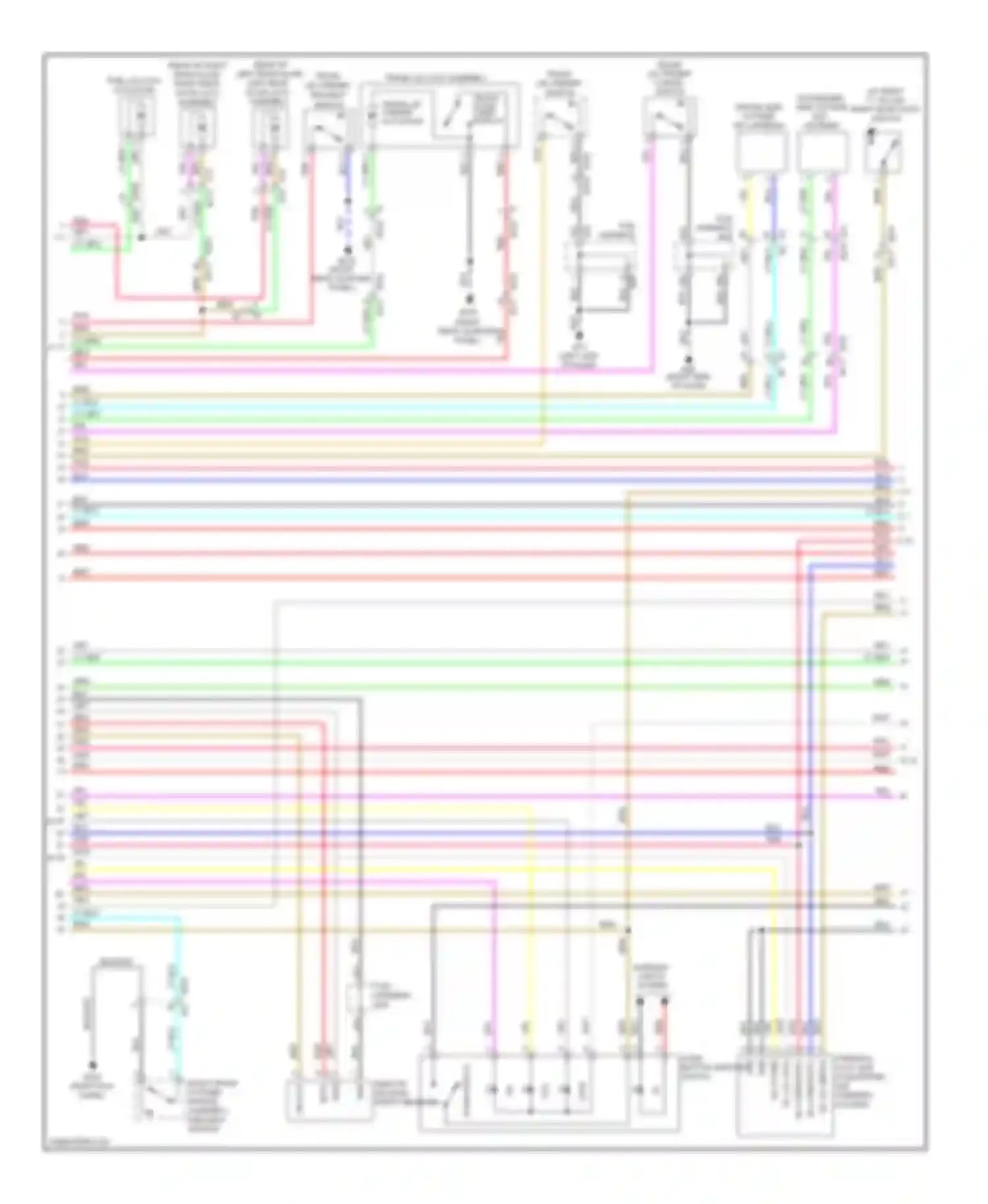 M37 Infiniti IV (2010-2014): Forced entry circuit (2 of 4)