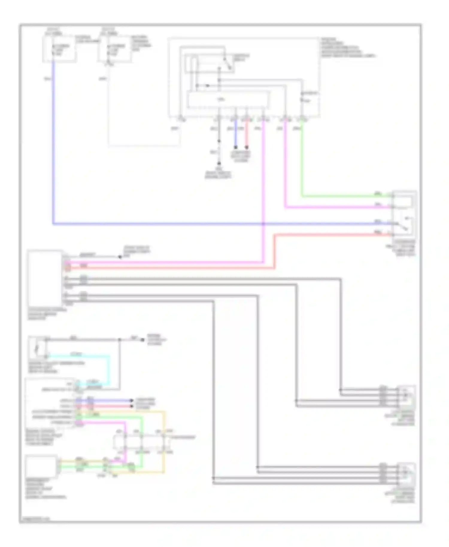 M37 Infiniti IV (2010-2014): Cooling fan circuit