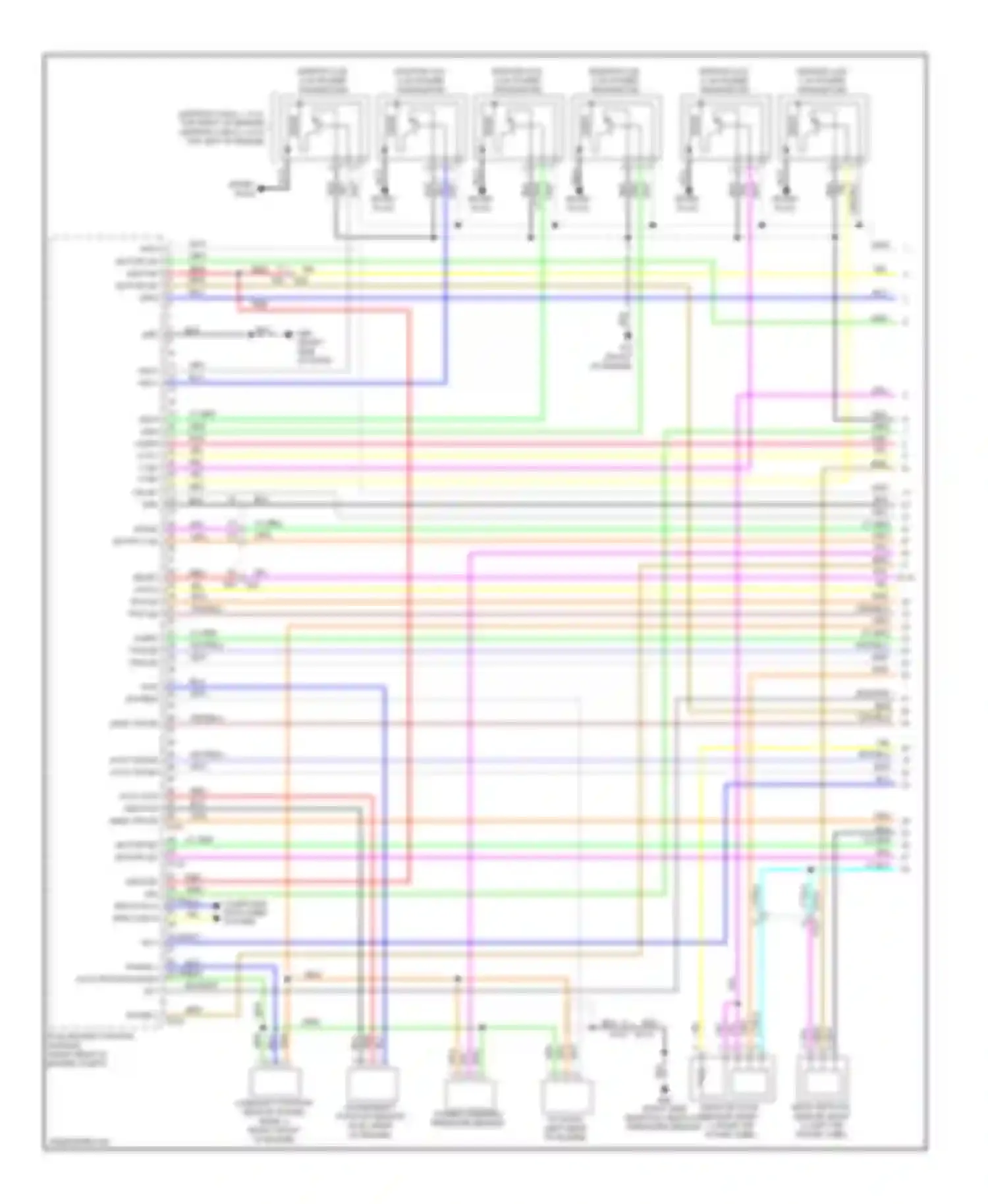 M37 Infiniti IV (2010-2014): Wiring diagram engine performance 3.7l (1 of 6)