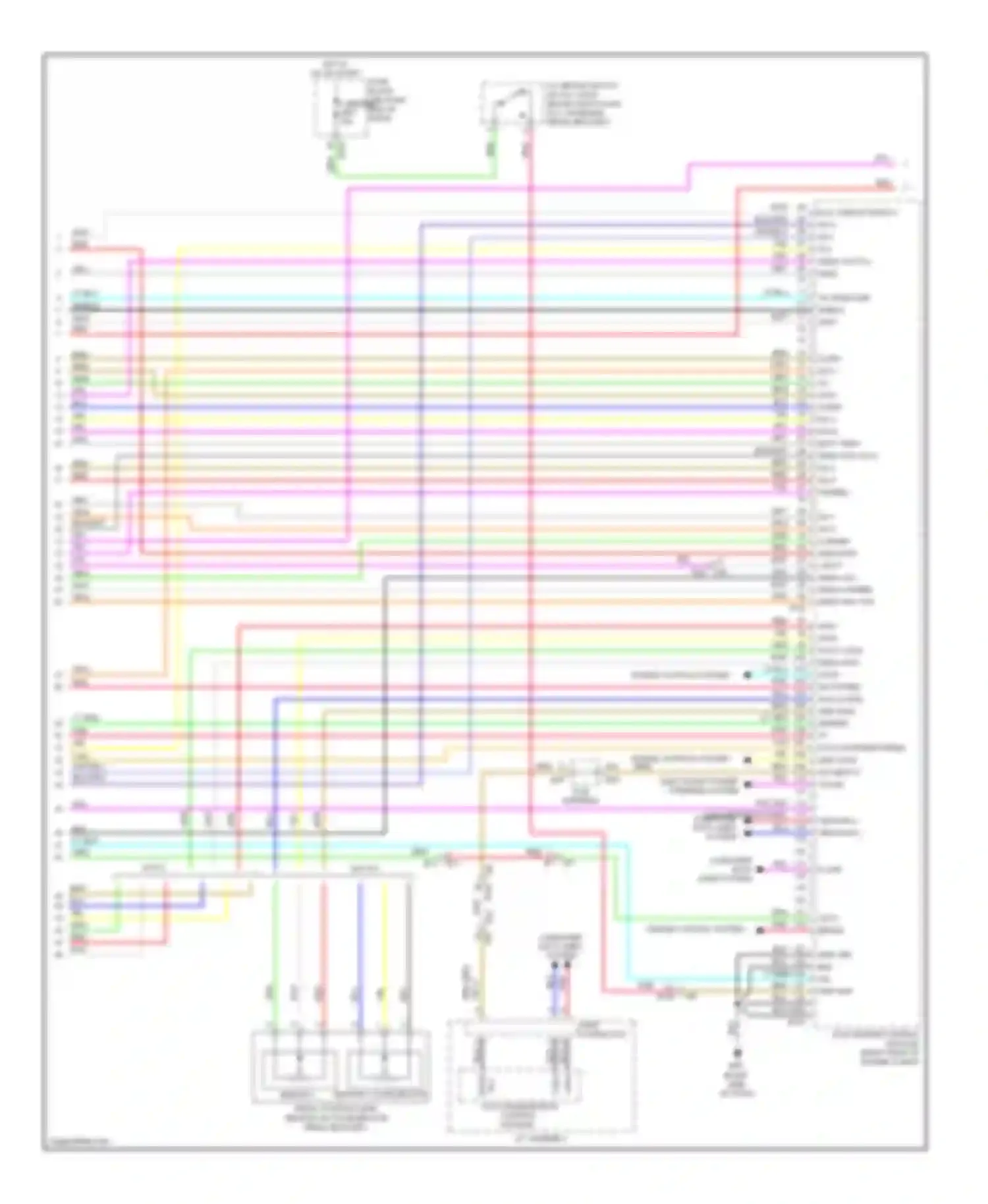 M37 Infiniti IV (2010-2014): Wiring diagram engine performance 3.7l (5 of 6)