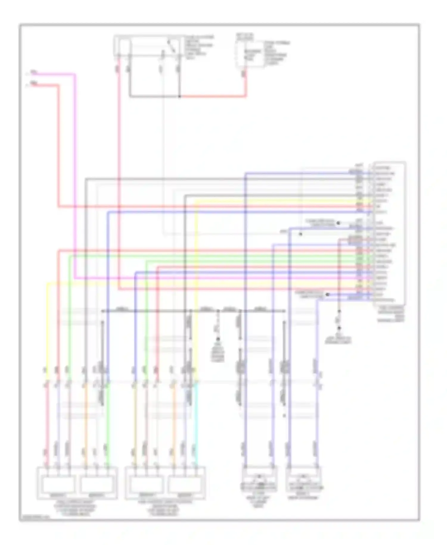 M37 Infiniti IV (2010-2014): Wiring diagram engine performance 3.7l (6 of 6)