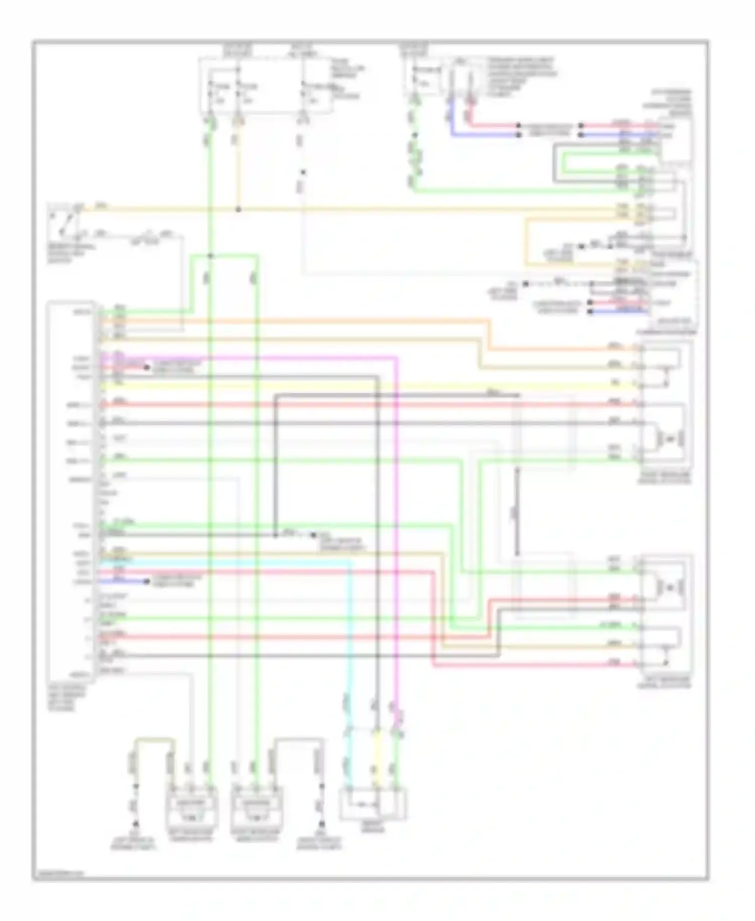 M37 Infiniti IV (2010-2014): Adaptive front lighting circuit