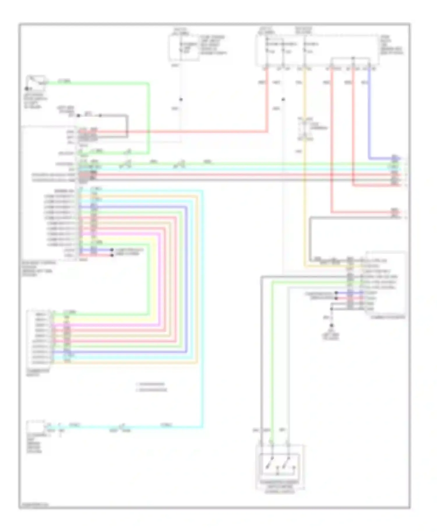 M37 Infiniti IV (2010-2014): Instrument illumination circuit (1 of 3)