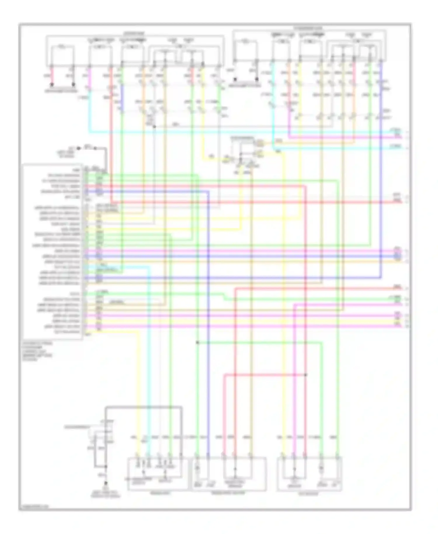 M37 Infiniti IV (2010-2014): Memory systems circuit (1 of 3)