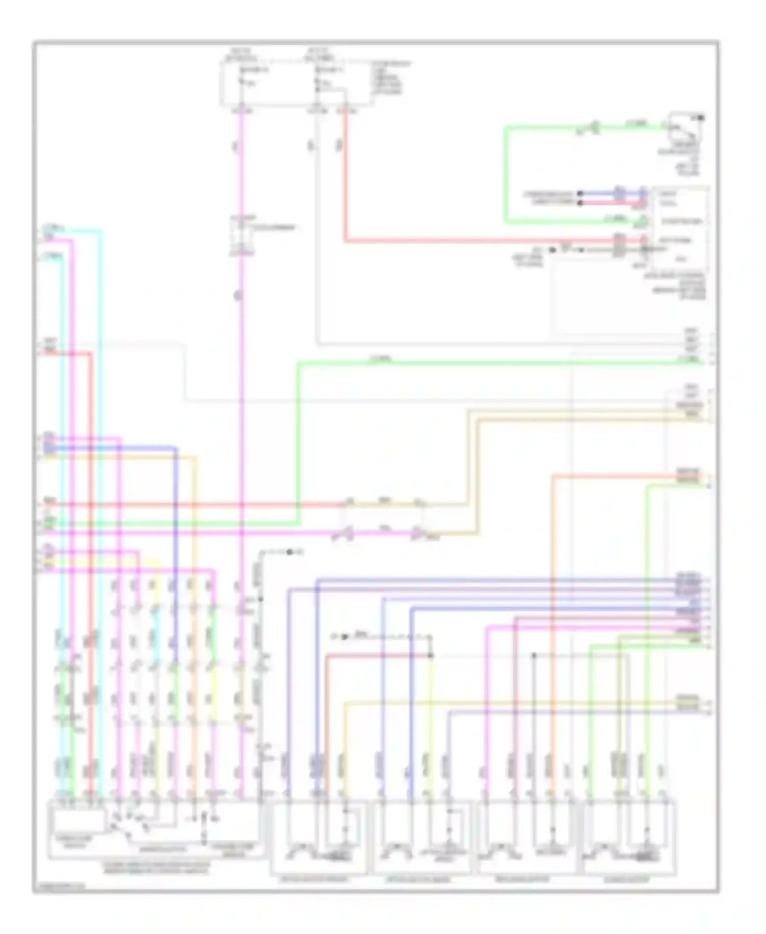 M37 Infiniti IV (2010-2014): Memory systems circuit (2 of 3)