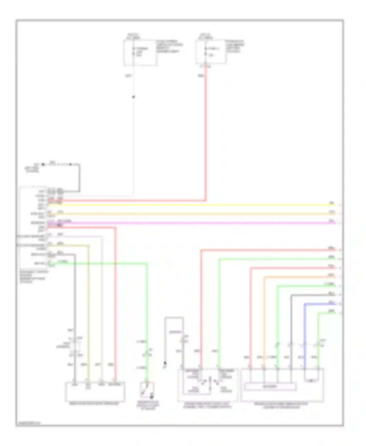 M37 Infiniti IV (2010-2014): Power windows circuit (1 of 2)