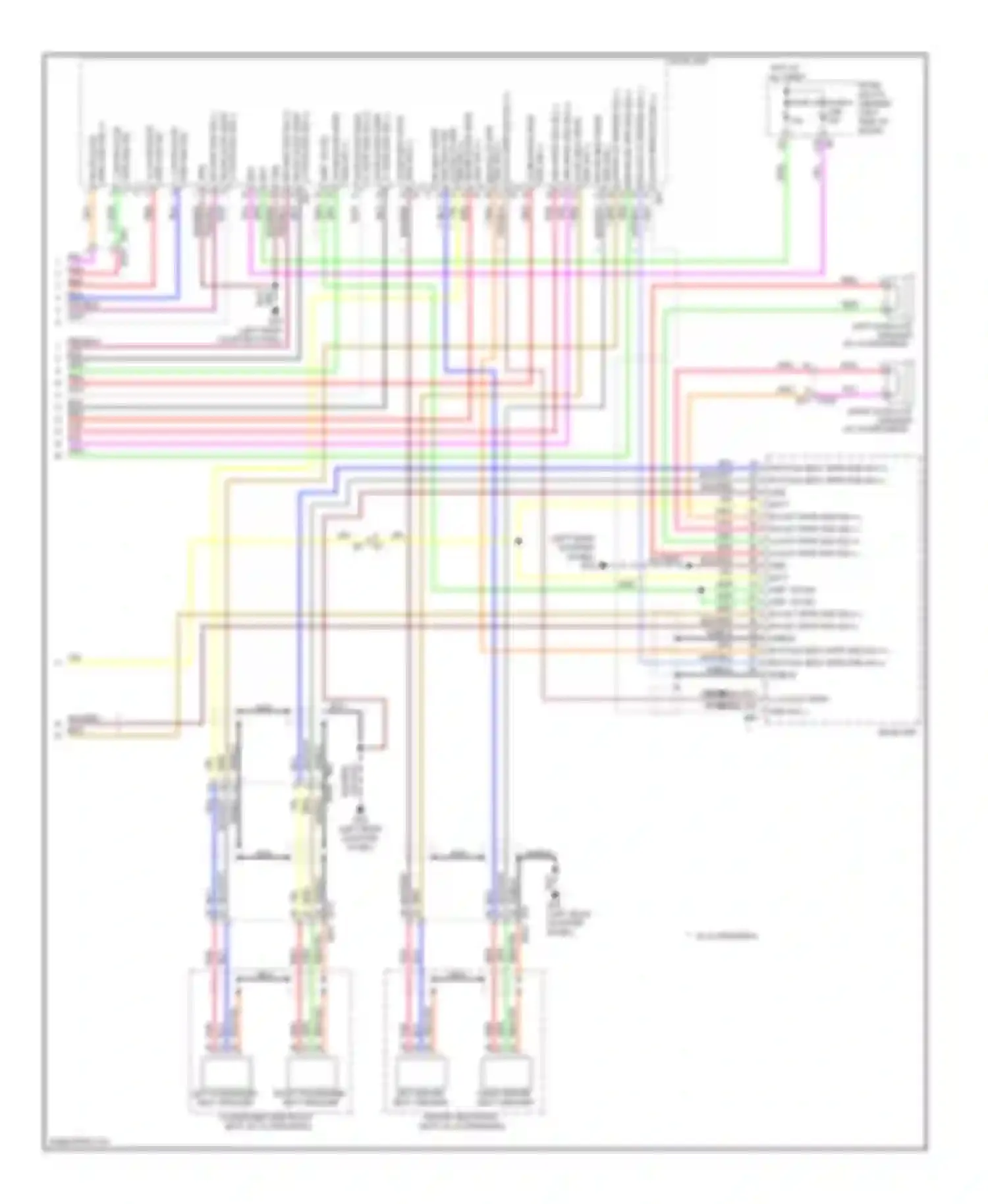 M37 Infiniti IV (2010-2014): Radio circuit, with navigation (4 of 4)