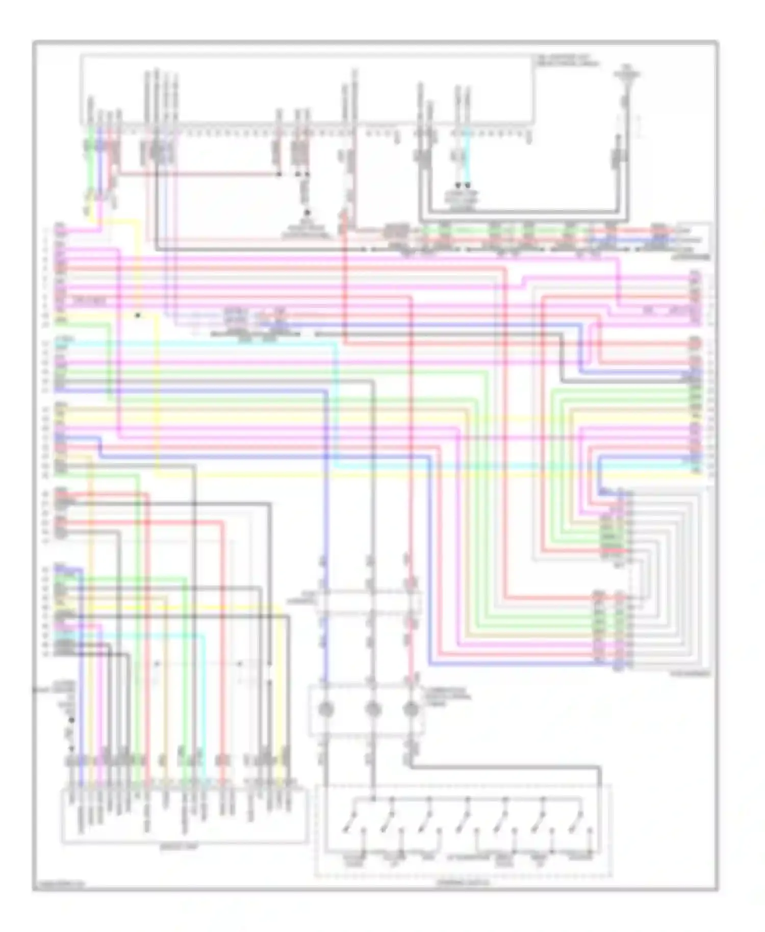 M37 Infiniti IV (2010-2014): Radio circuit, without navigation (2 of 4)