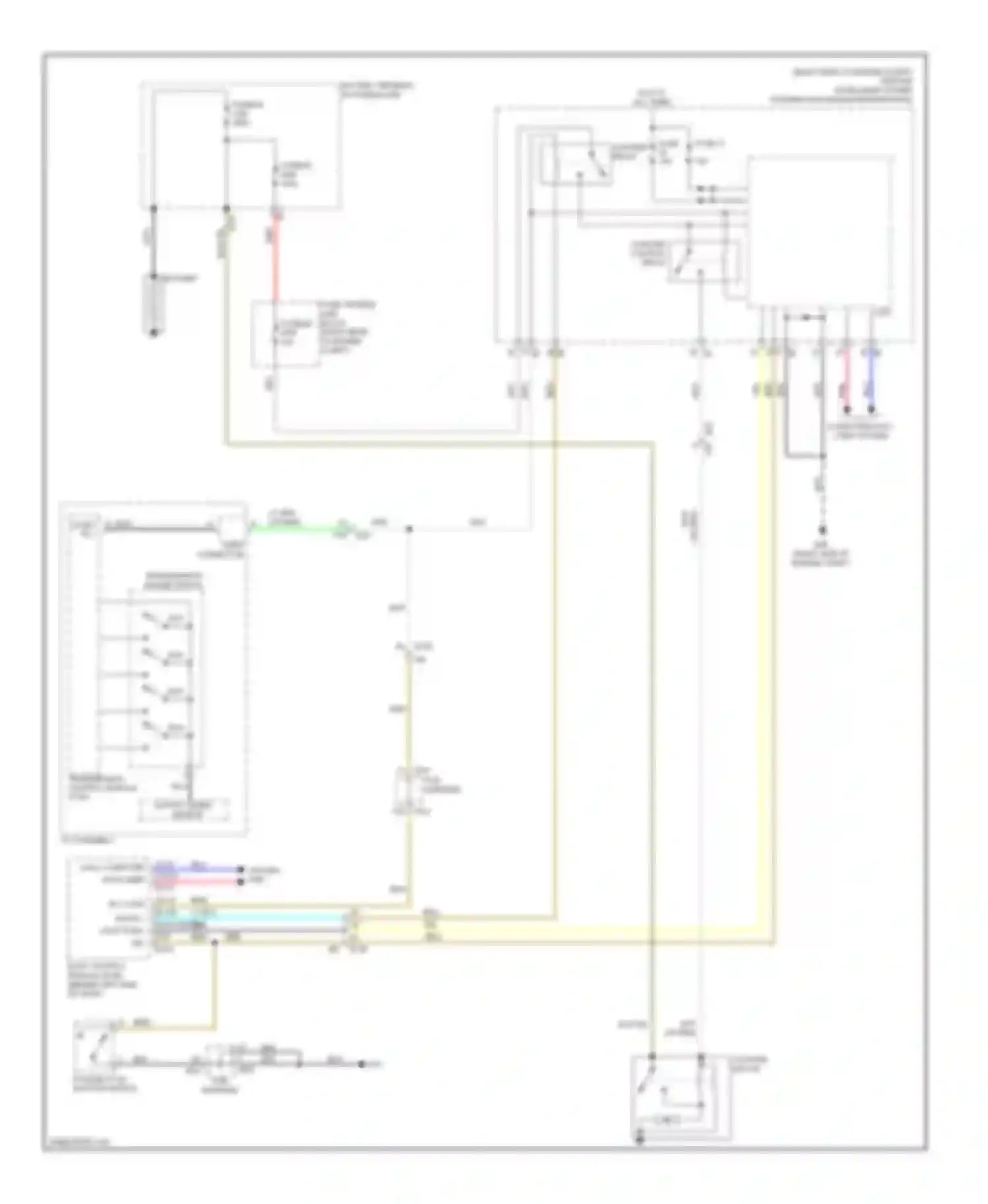 M37 Infiniti IV (2010-2014): Starting circuit