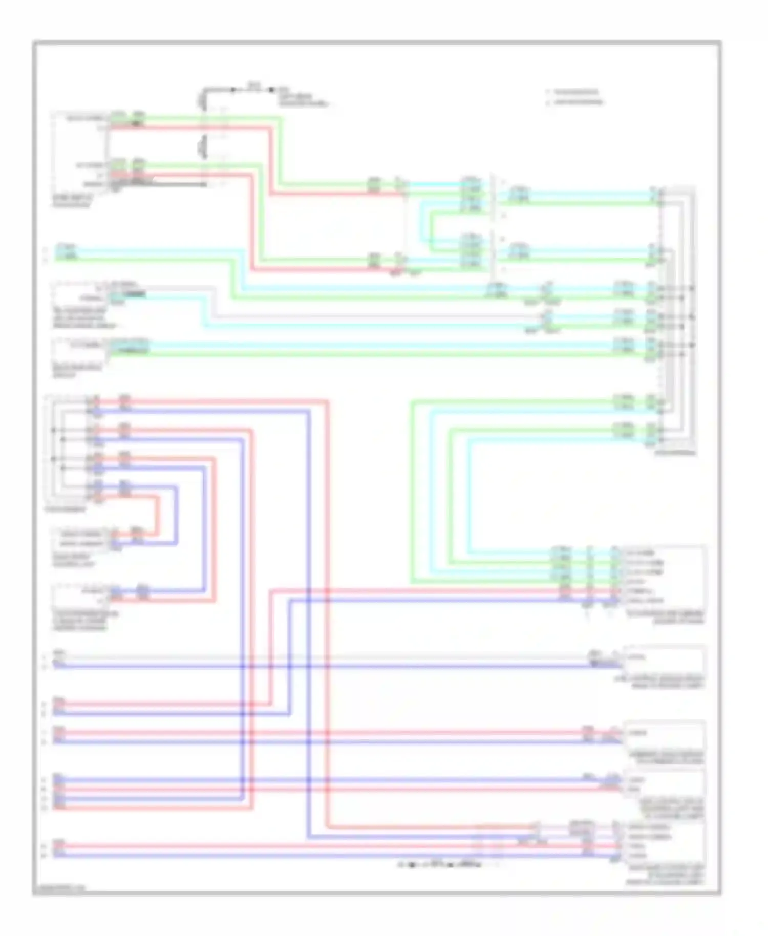 Wiring diagram 3 2 bus-h bus-l for Infiniti M37 IV (2010-2014) (2 of 2)