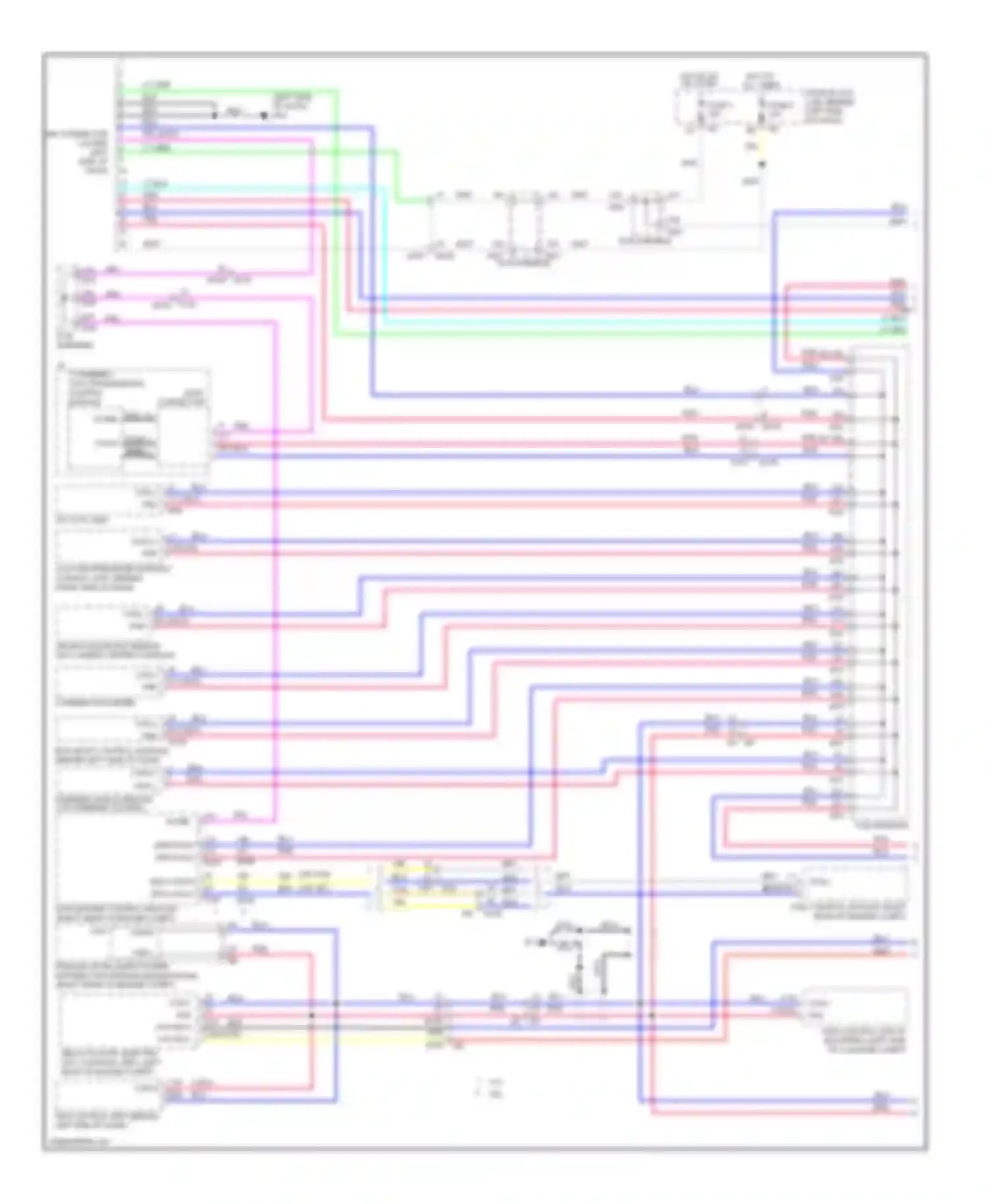 Wiring diagram 59 60 can-h can-l pnk for Infiniti M37 IV (2010-2014) (1 of 2)