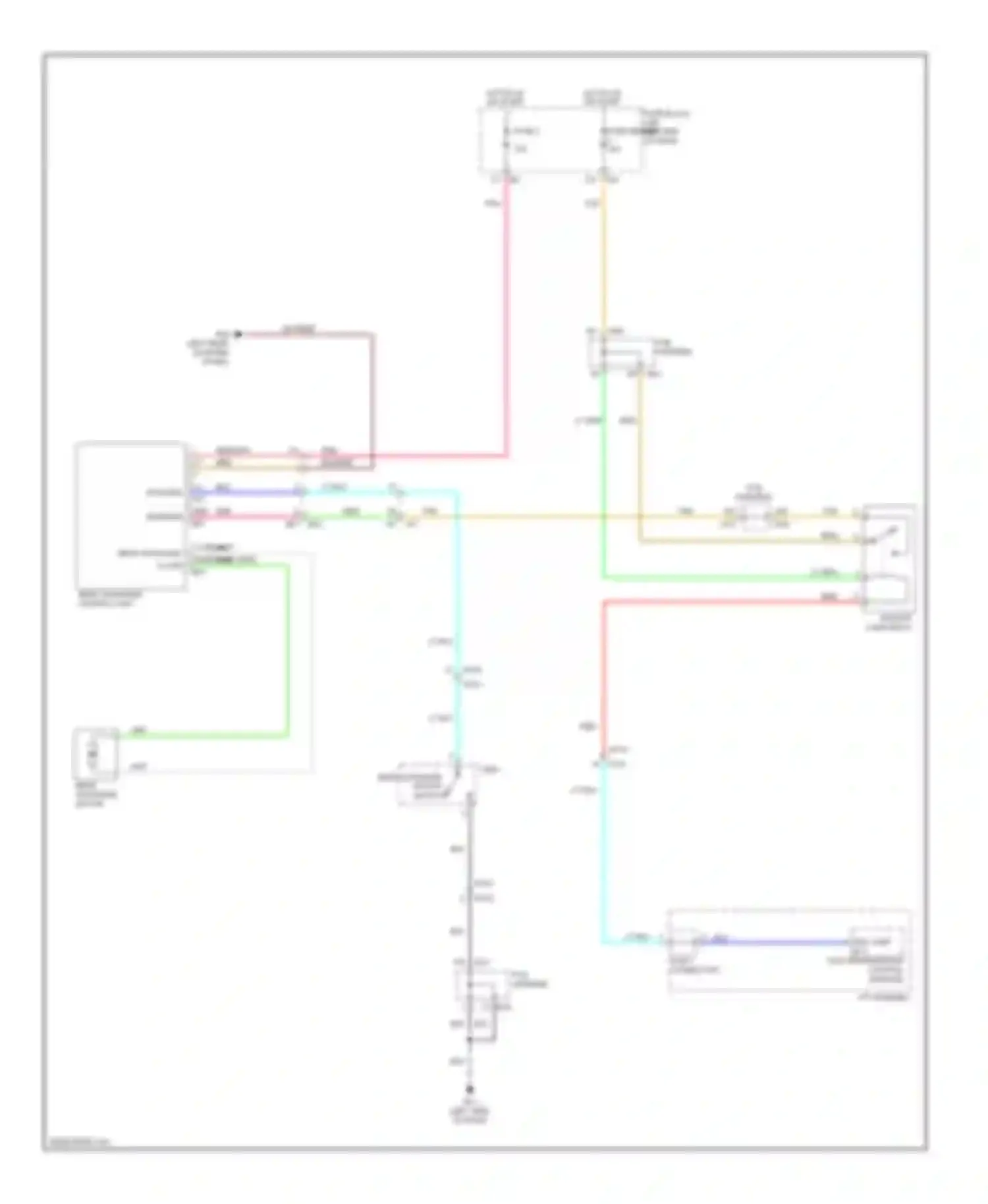 Wiring diagram blk for Infiniti M37 IV (2010-2014) (70 of 89)