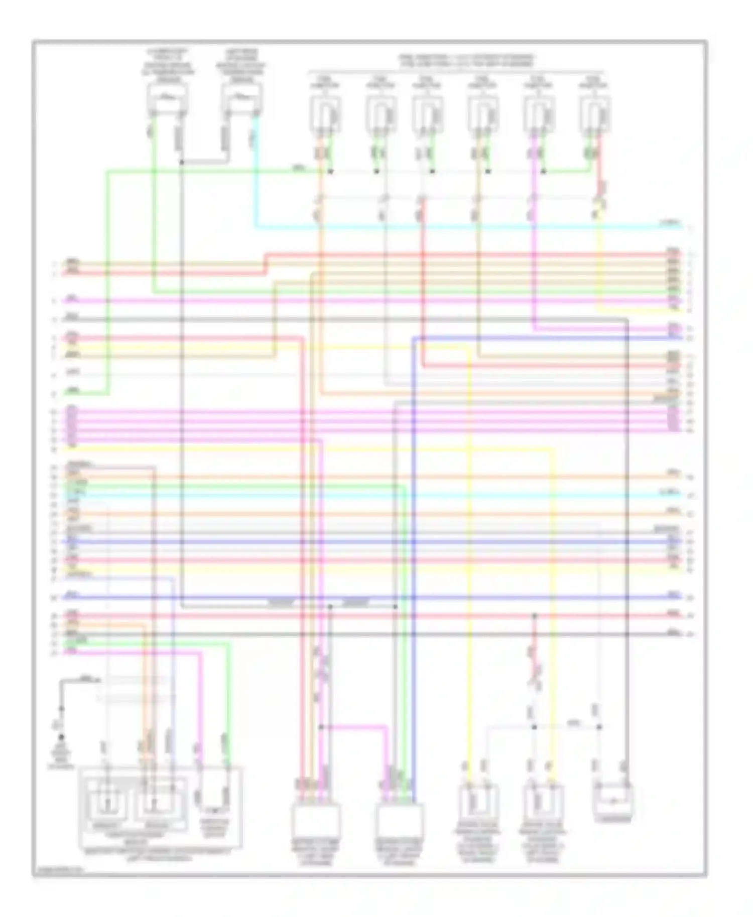 Wiring diagram blk/wht for Infiniti M37 IV (2010-2014) (19 of 28)