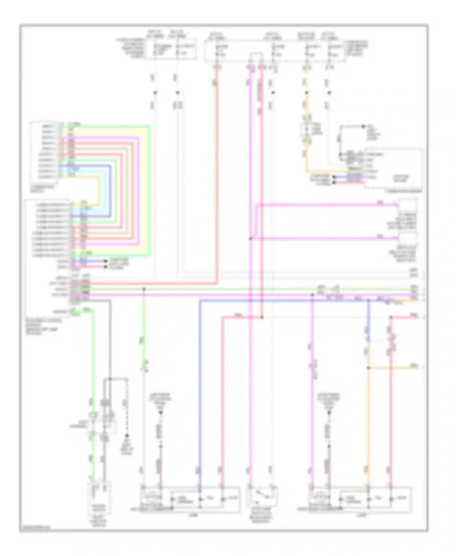 Wiring diagram fuse 4 for Infiniti M37 IV (2010-2014) (5 of 14)