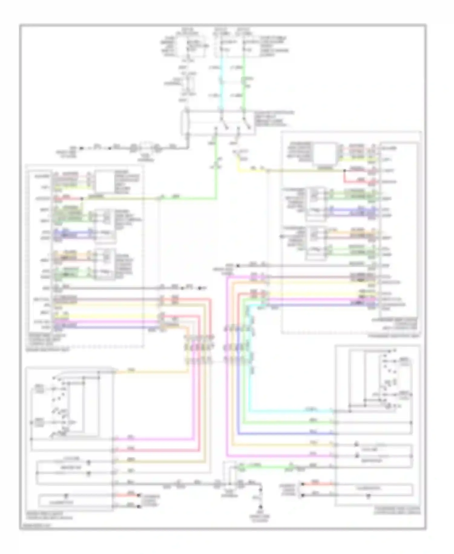 Wiring diagram fuse 62 for Infiniti M37 IV (2010-2014) (1 of 1)