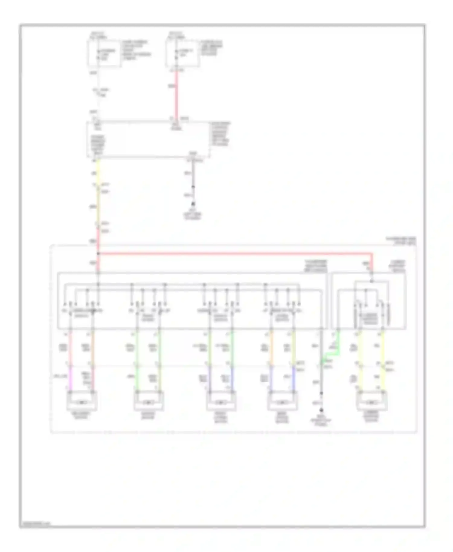 Wiring diagram fusible link l for Infiniti M37 IV (2010-2014) (8 of 11)