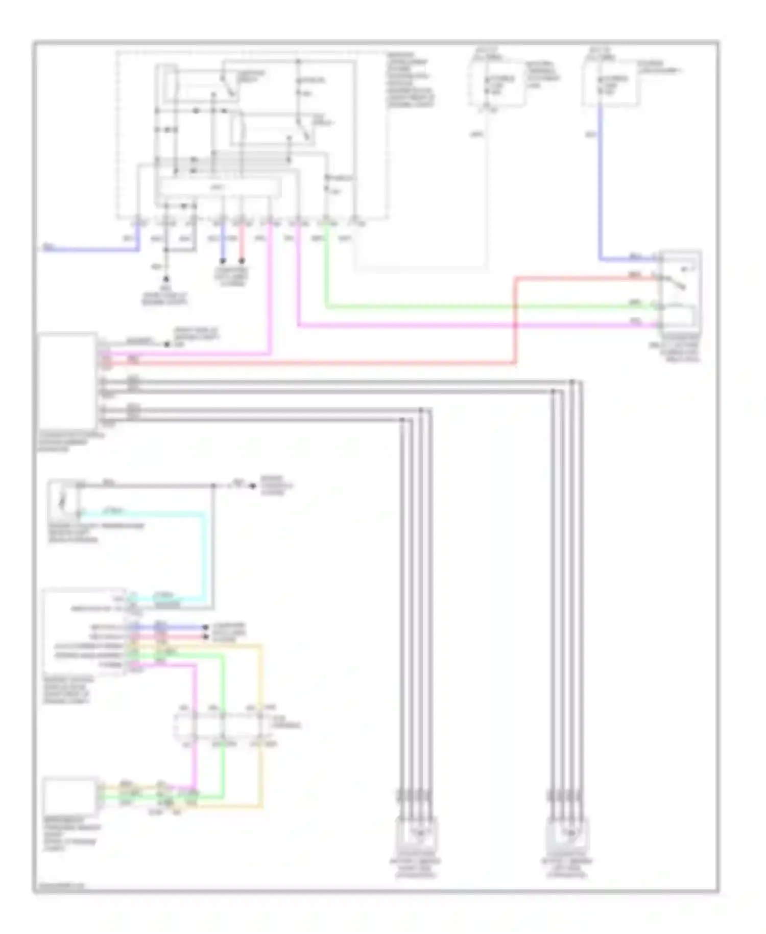 Wiring diagram red for Infiniti M37 IV (2010-2014) (5 of 83)