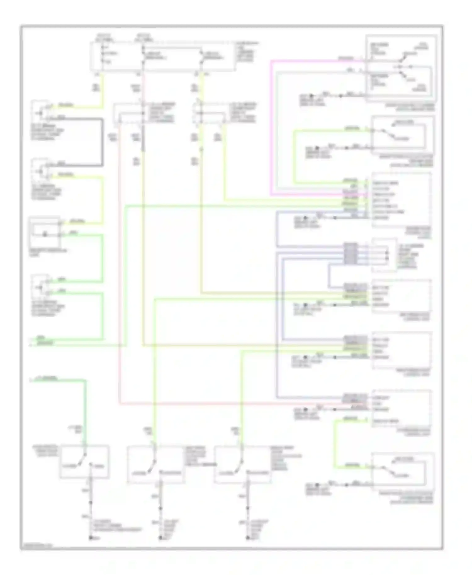 M45 Infiniti II (2002-2004): Anti-theft circuit (2 of 2)