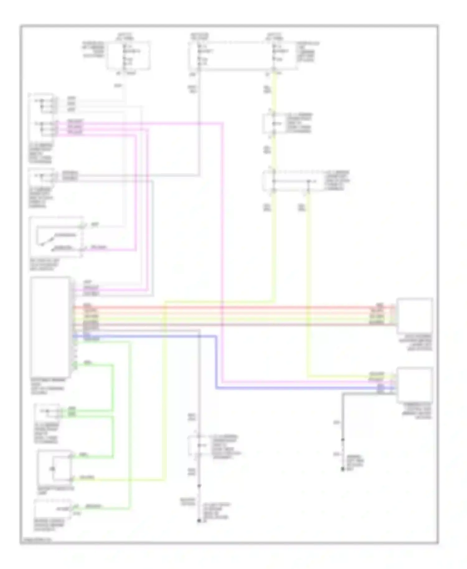 M45 Infiniti II (2002-2004): Immobilizer circuit