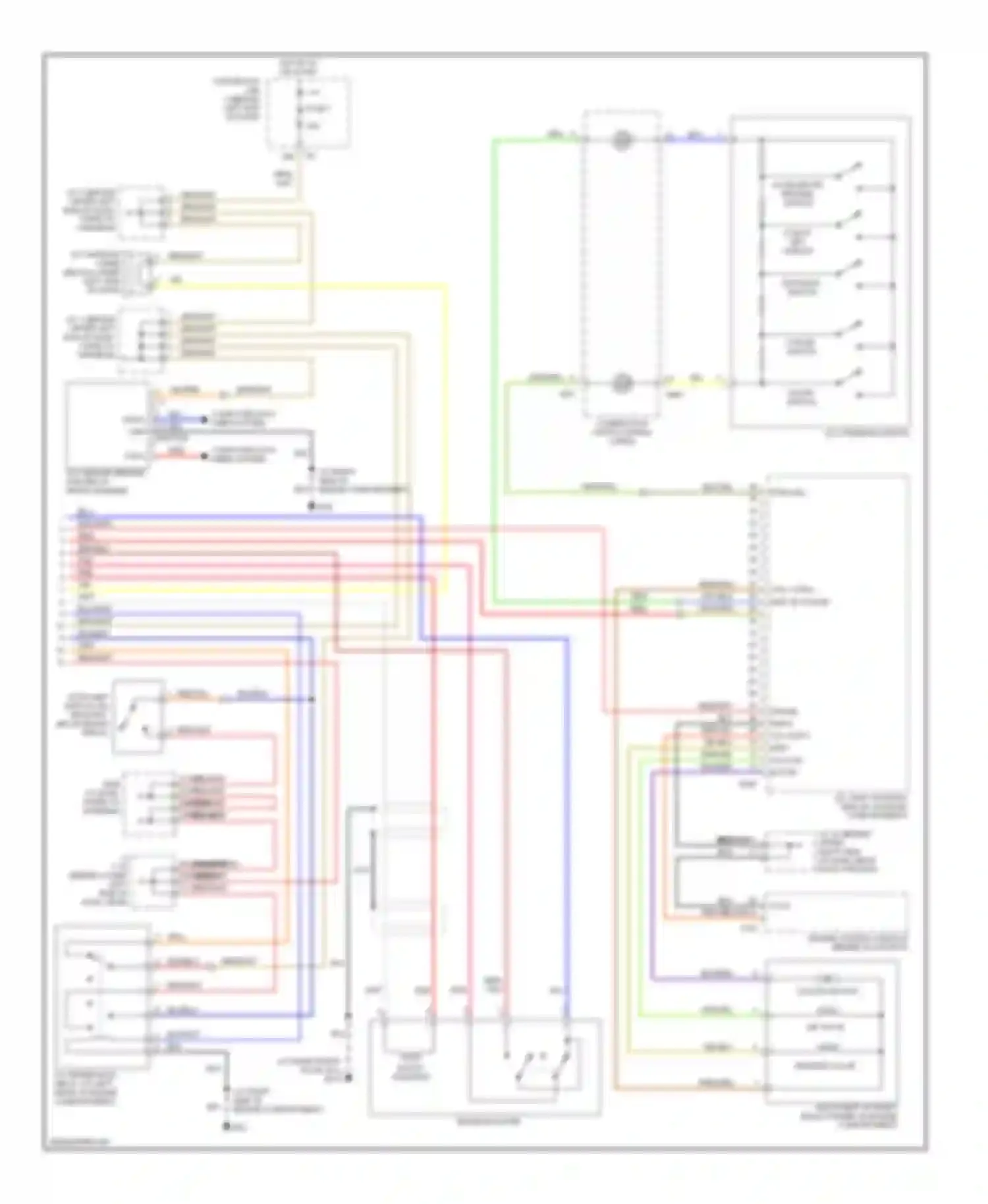 M45 Infiniti II (2002-2004): Intelligent cruise control circuit (2 of 2)