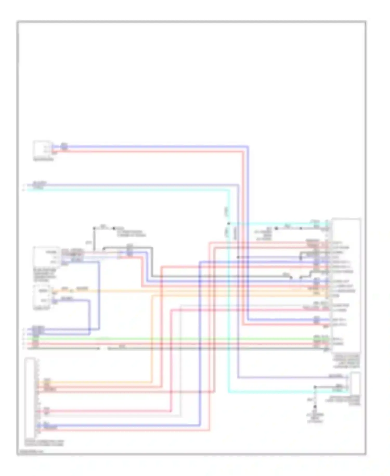 M45 Infiniti II (2002-2004): Vehicle information system circuit, with navigation (2 of 2)