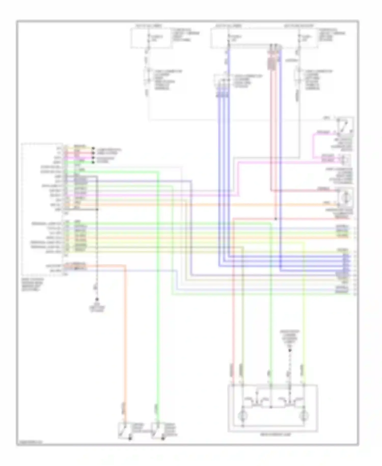 M45 Infiniti II (2002-2004): Courtesy lamps circuit (1 of 2)