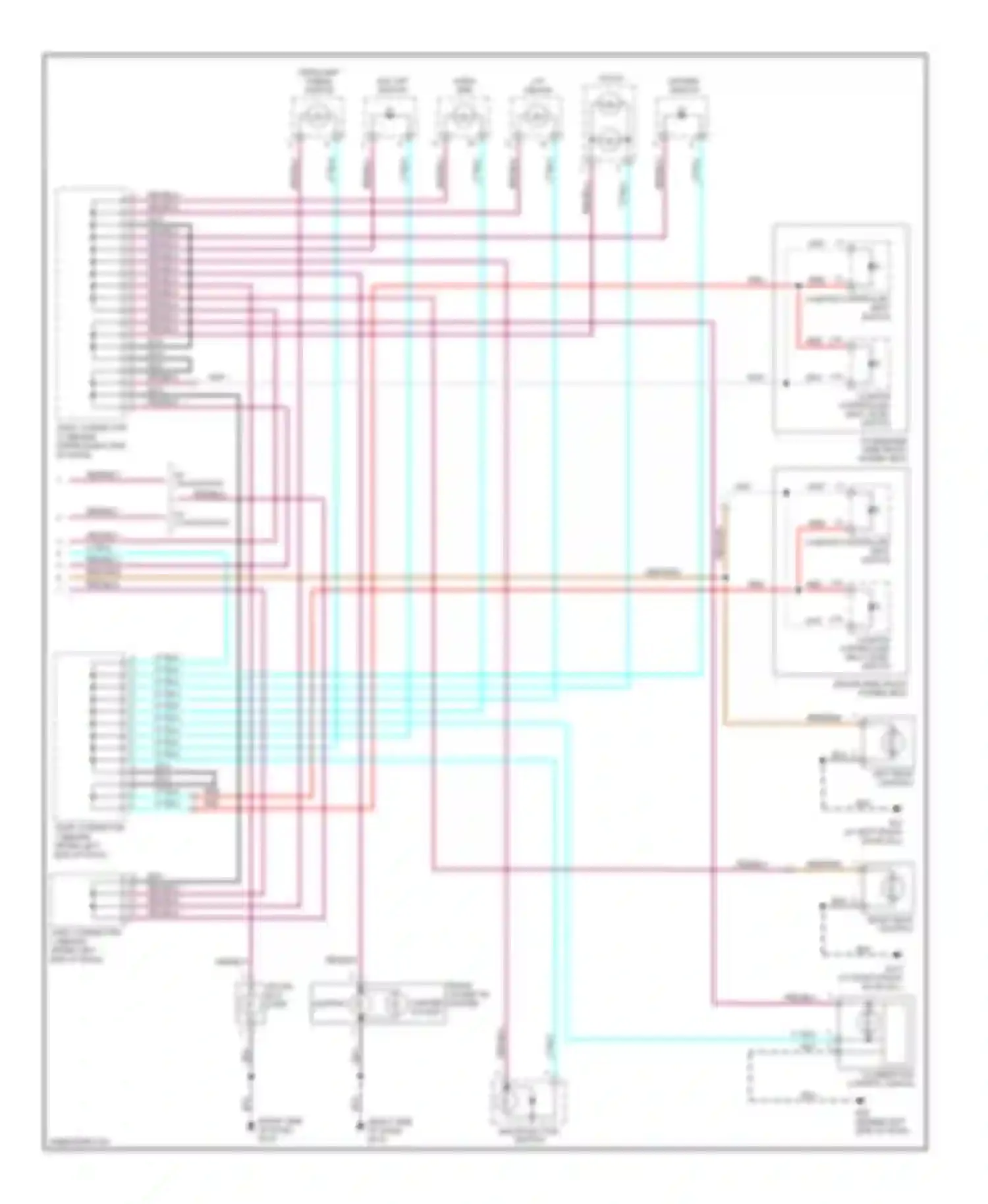 M45 Infiniti II (2002-2004): Instrument illumination circuit (2 of 2)