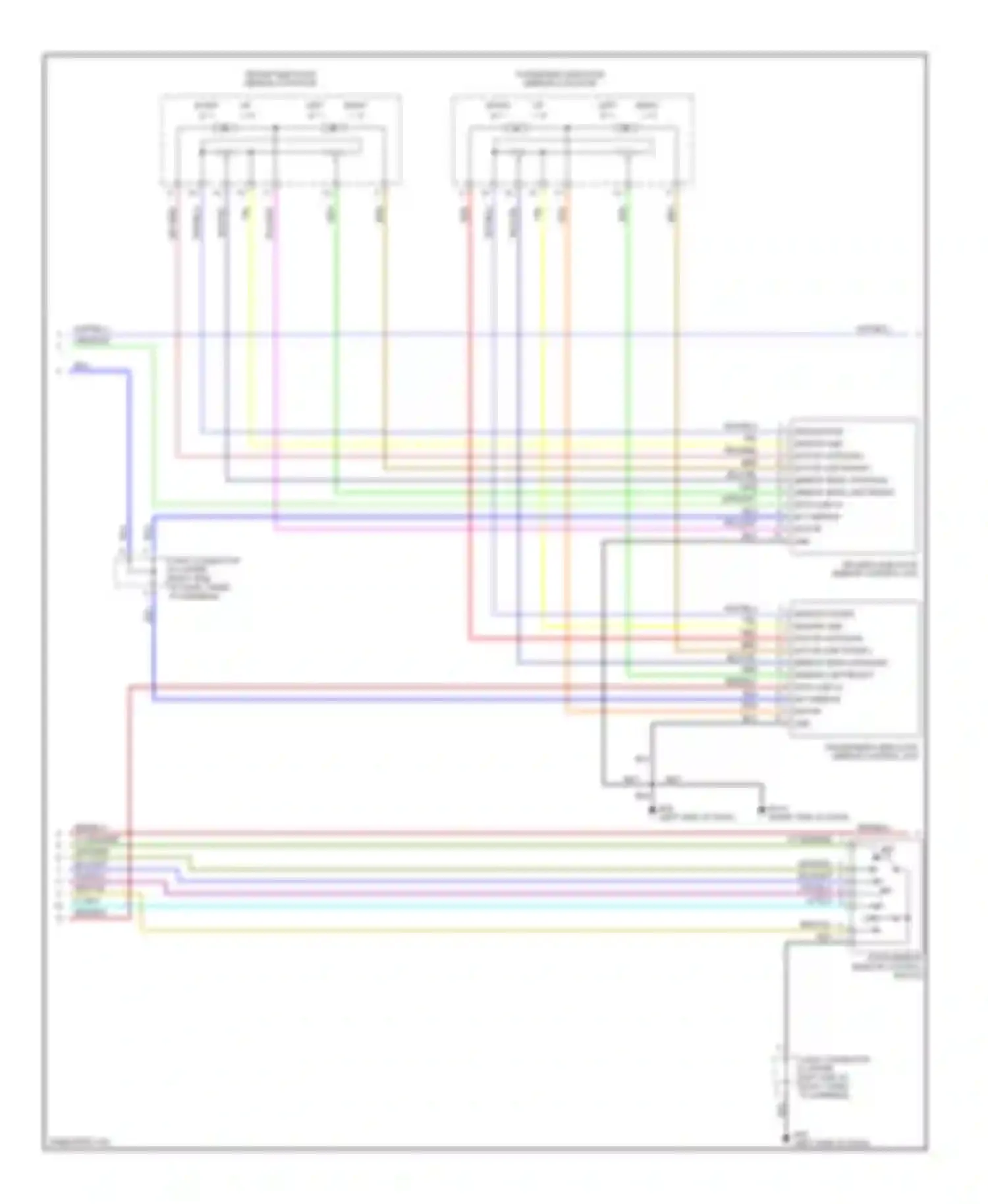 M45 Infiniti II (2002-2004): Memory systems circuit (2 of 3)