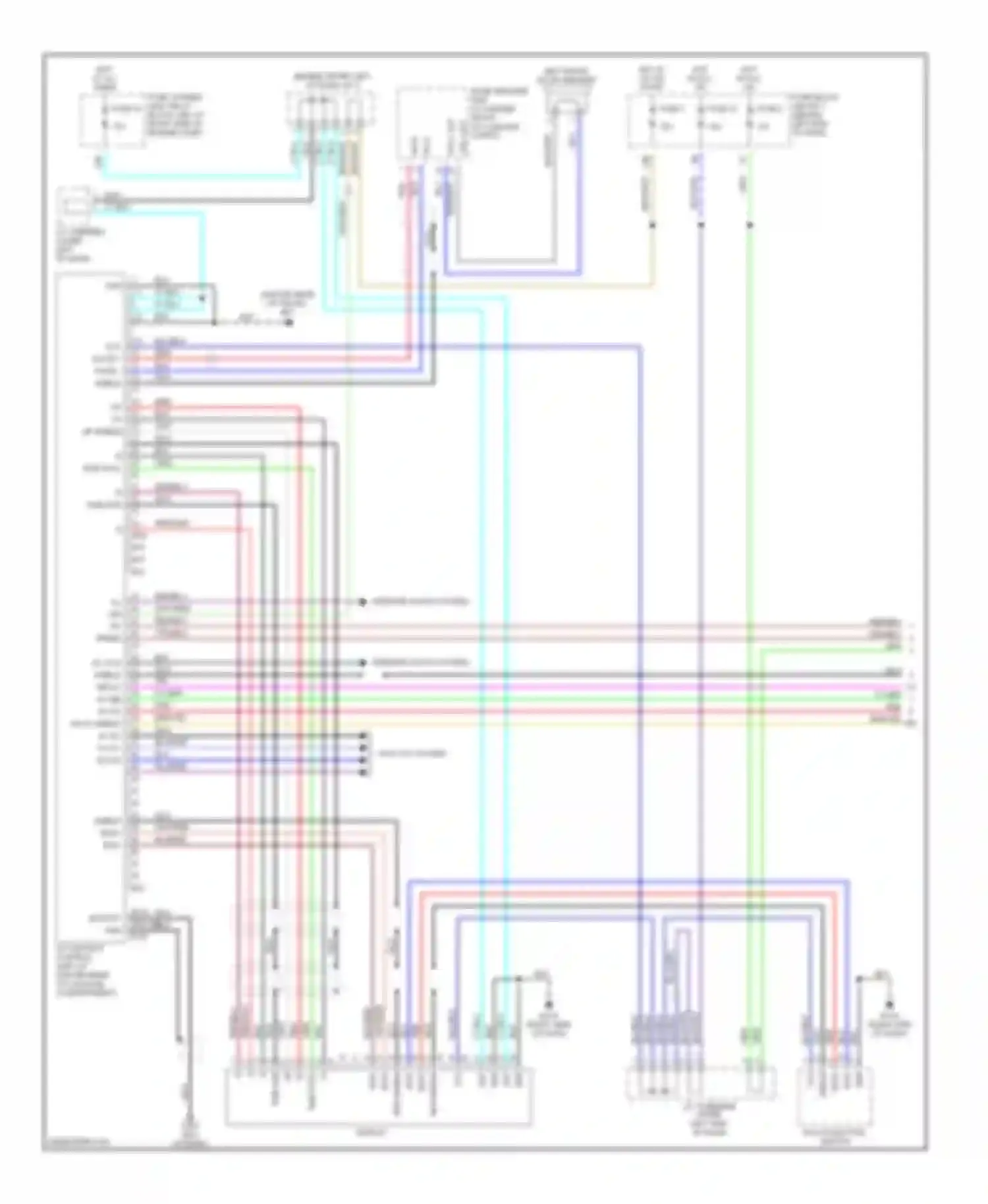 M45 Infiniti II (2002-2004): Navigation circuit, base (1 of 2)