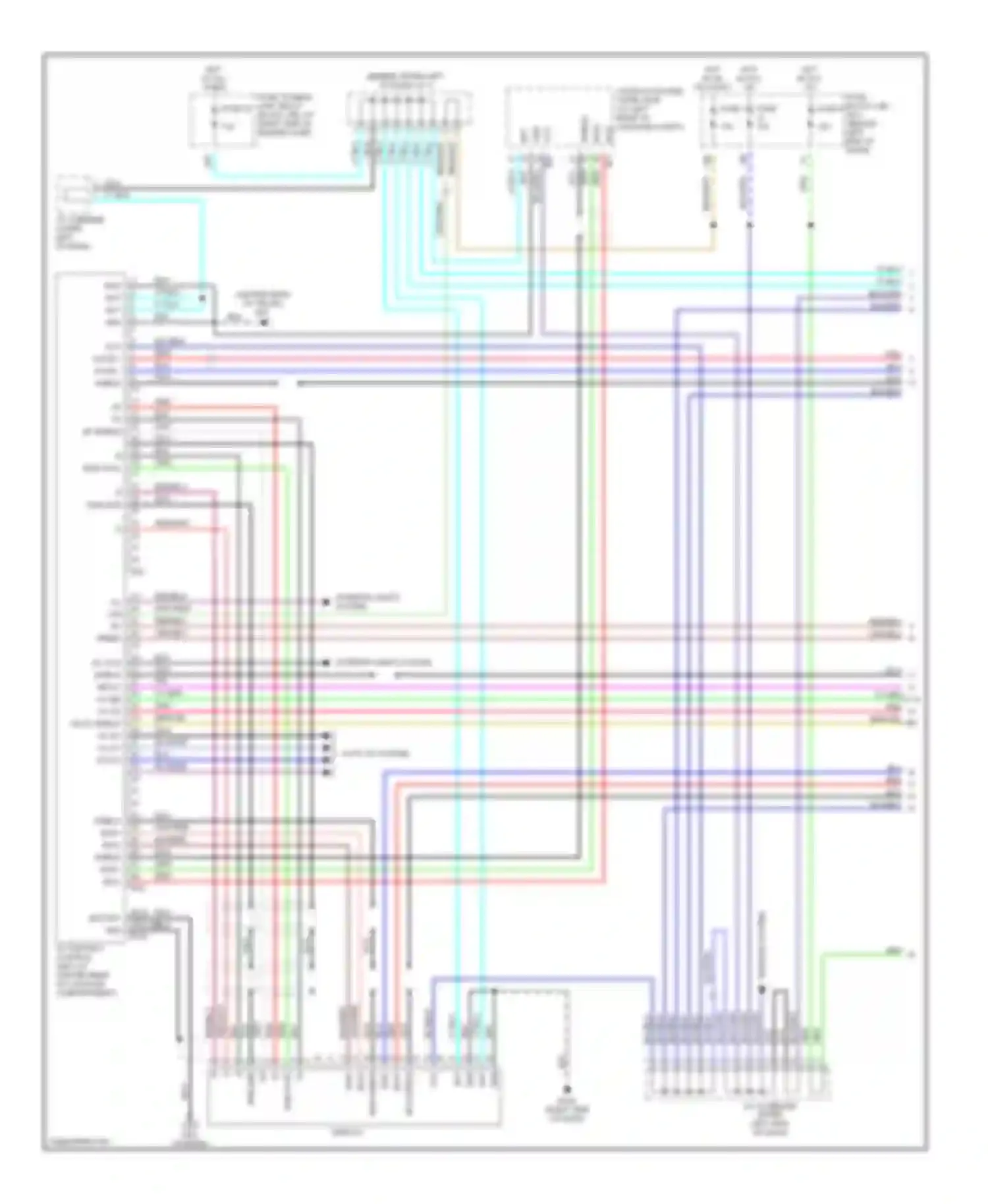 M45 Infiniti II (2002-2004): Navigation circuit, high level (1 of 2)