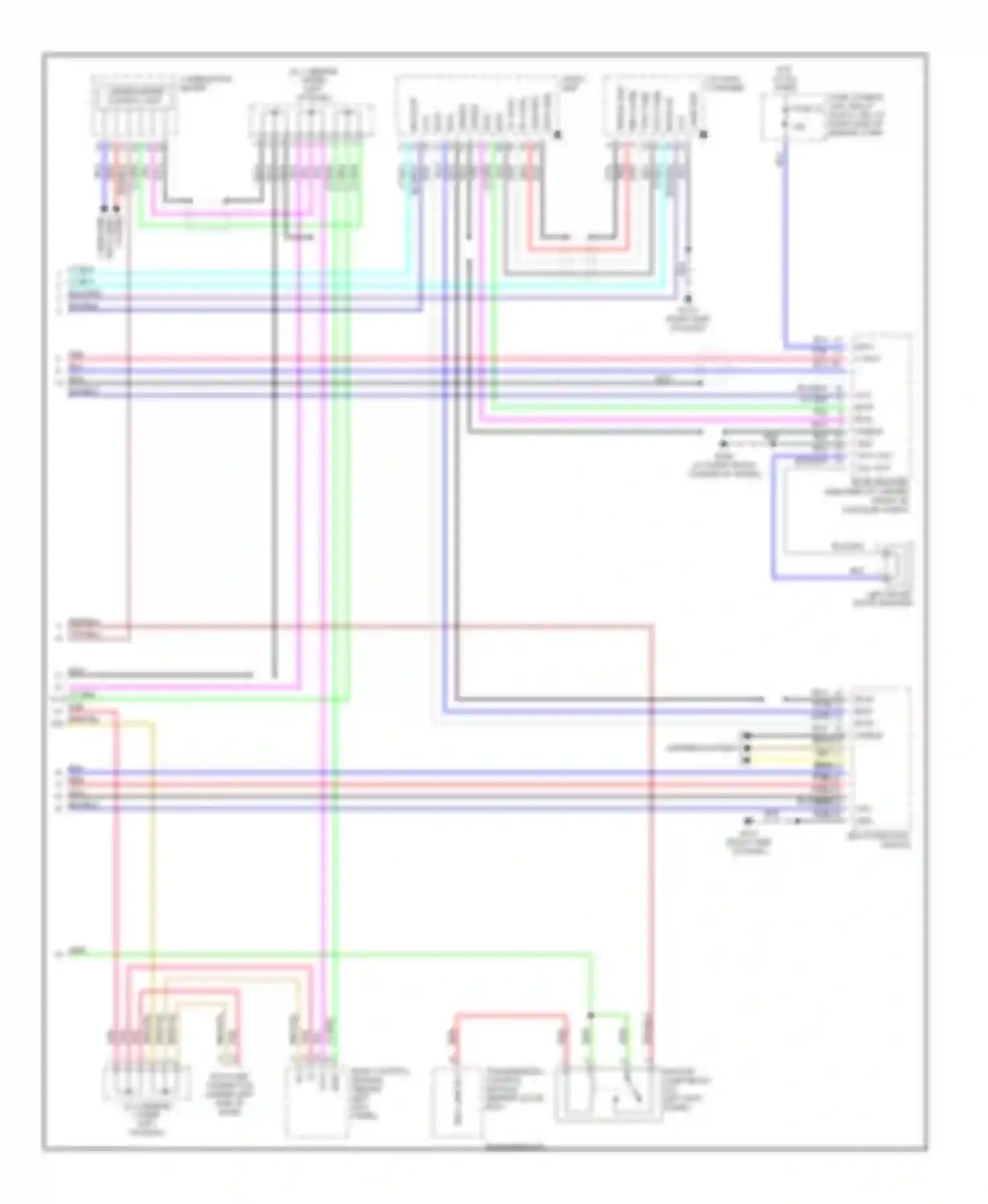 M45 Infiniti II (2002-2004): Navigation circuit, high level (2 of 2)