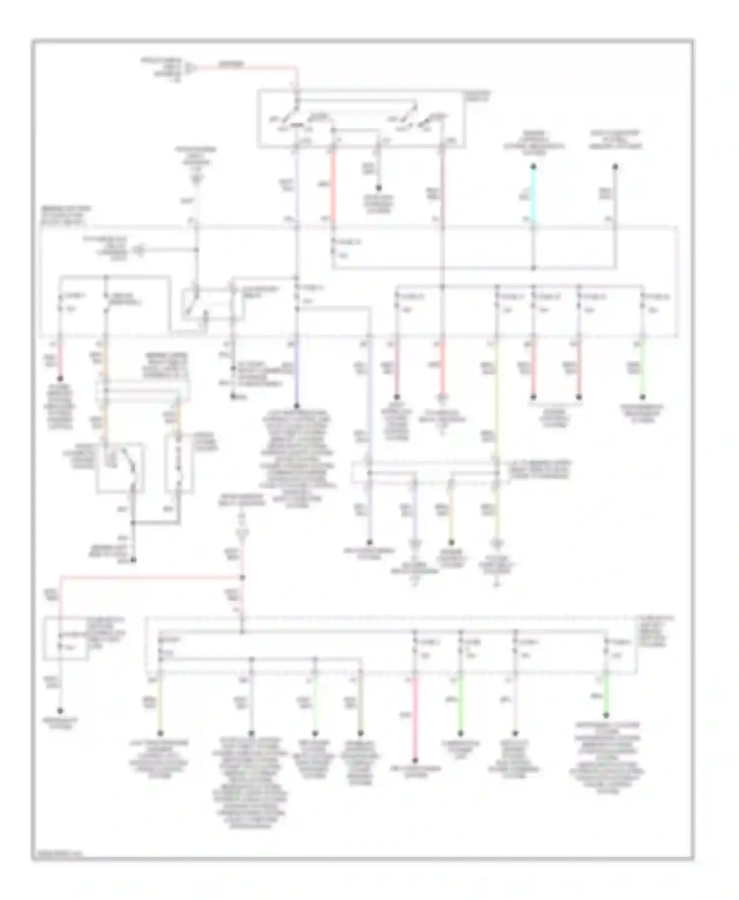 M45 Infiniti II (2002-2004): Power distribution circuit (2 of 3)