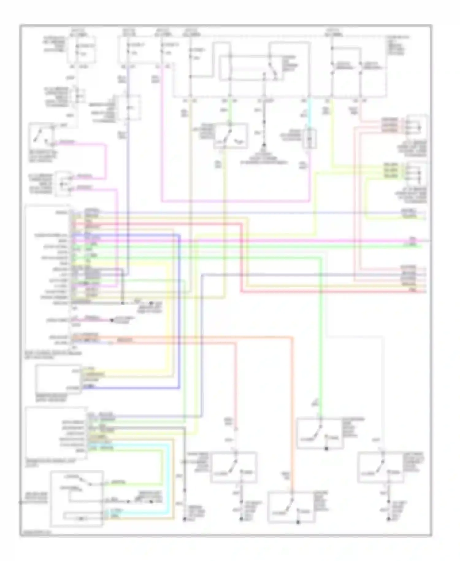M45 Infiniti II (2002-2004): Remote/keyless entry circuit (1 of 2)