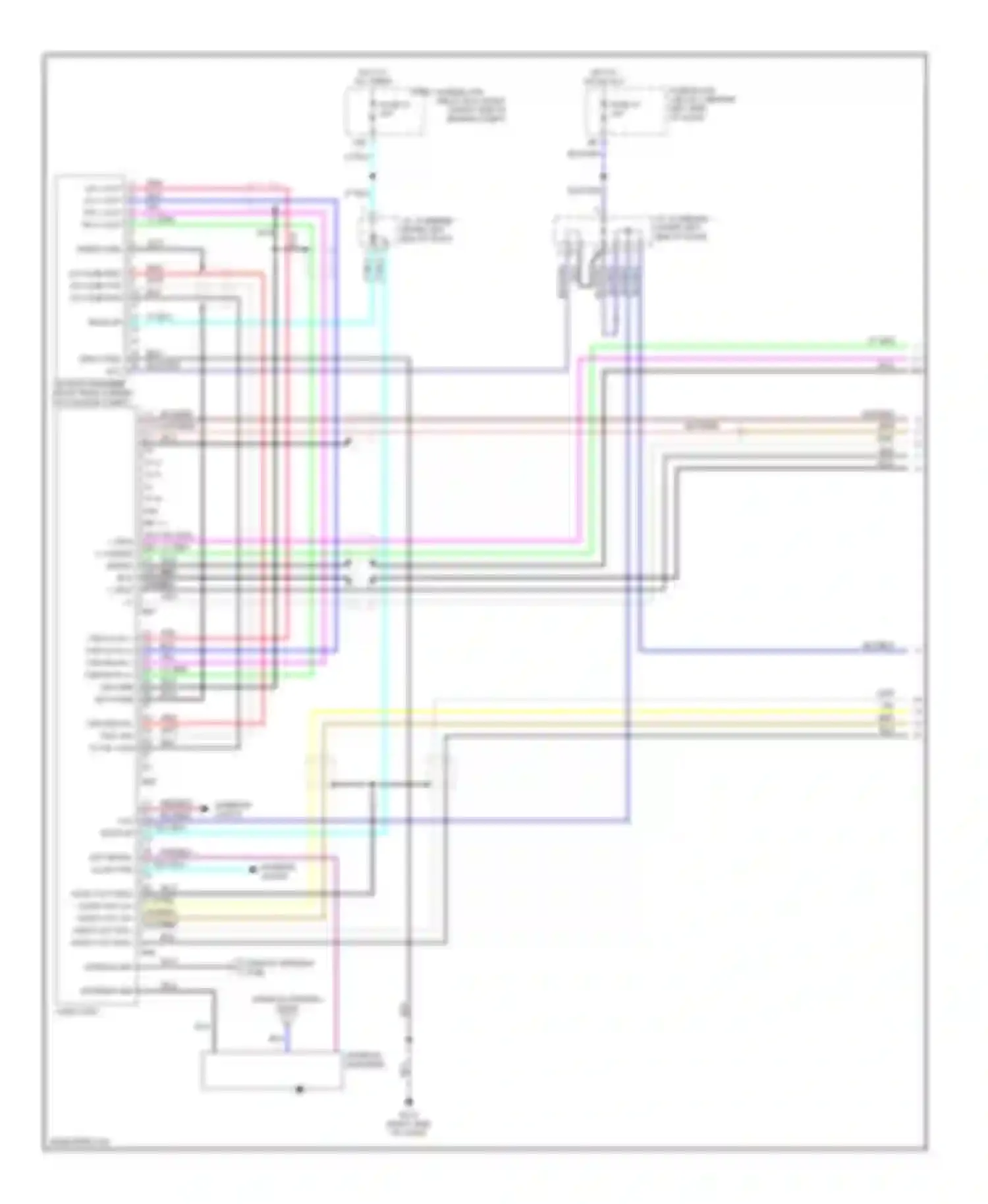 M45 Infiniti II (2002-2004): Radio circuit (1 of 2)