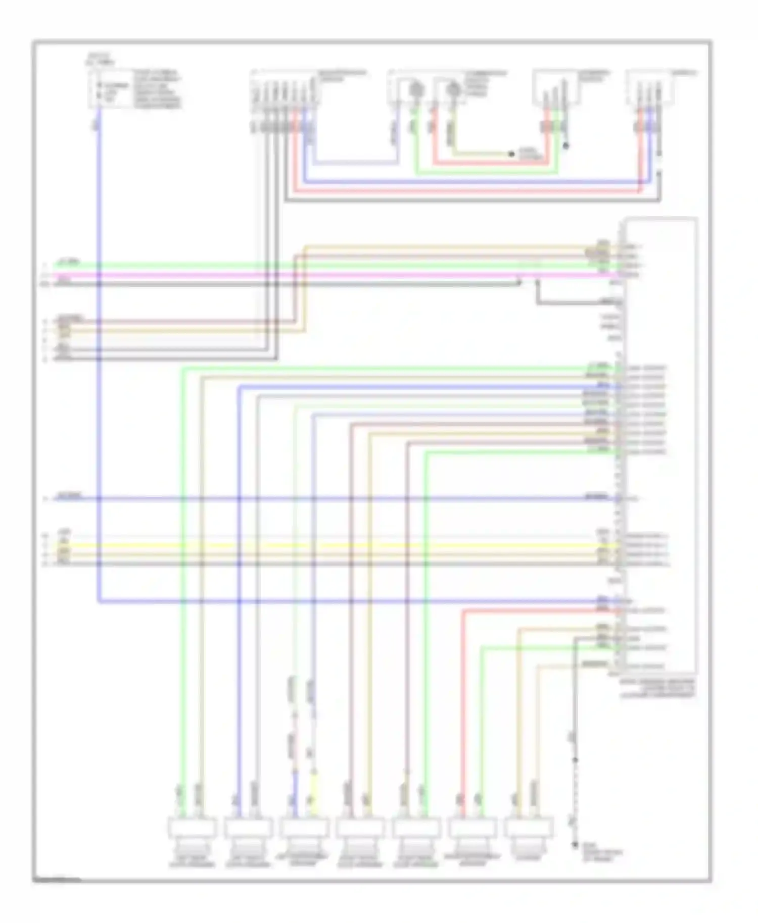 M45 Infiniti II (2002-2004): Radio circuit (2 of 2)