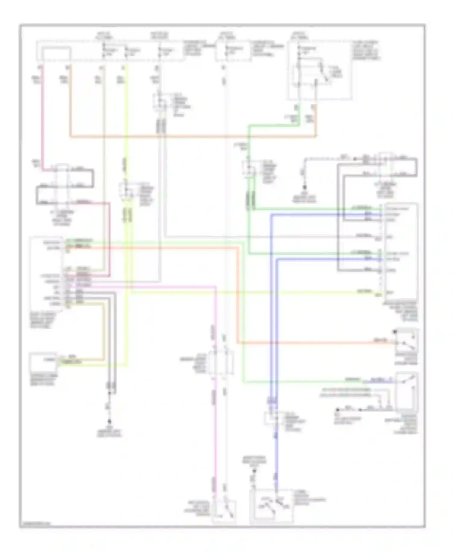 M45 Infiniti II (2002-2004): Warning systems circuit