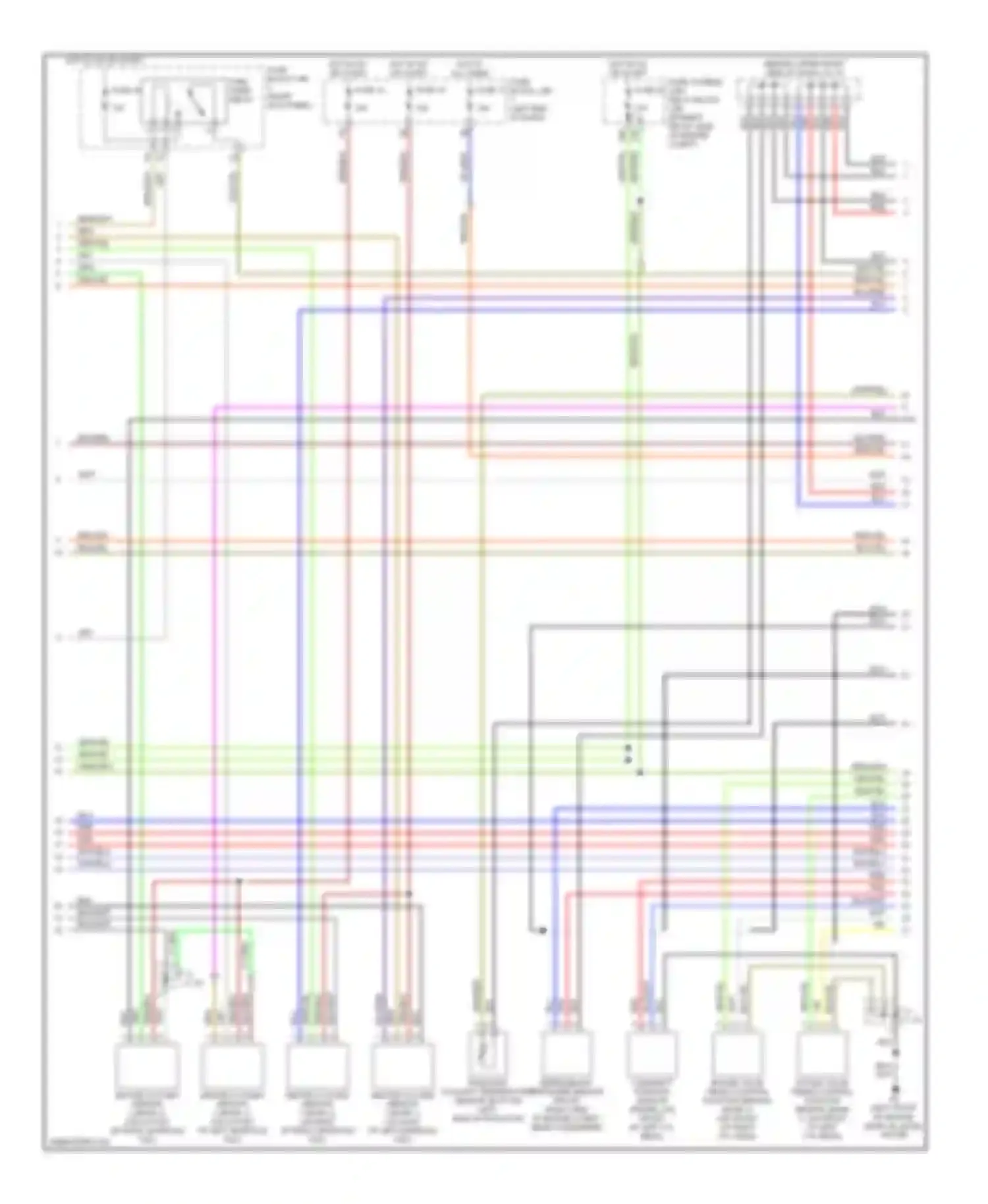 Wiring diagram fuse 17 for Infiniti M45 II (2002-2004) (7 of 7)