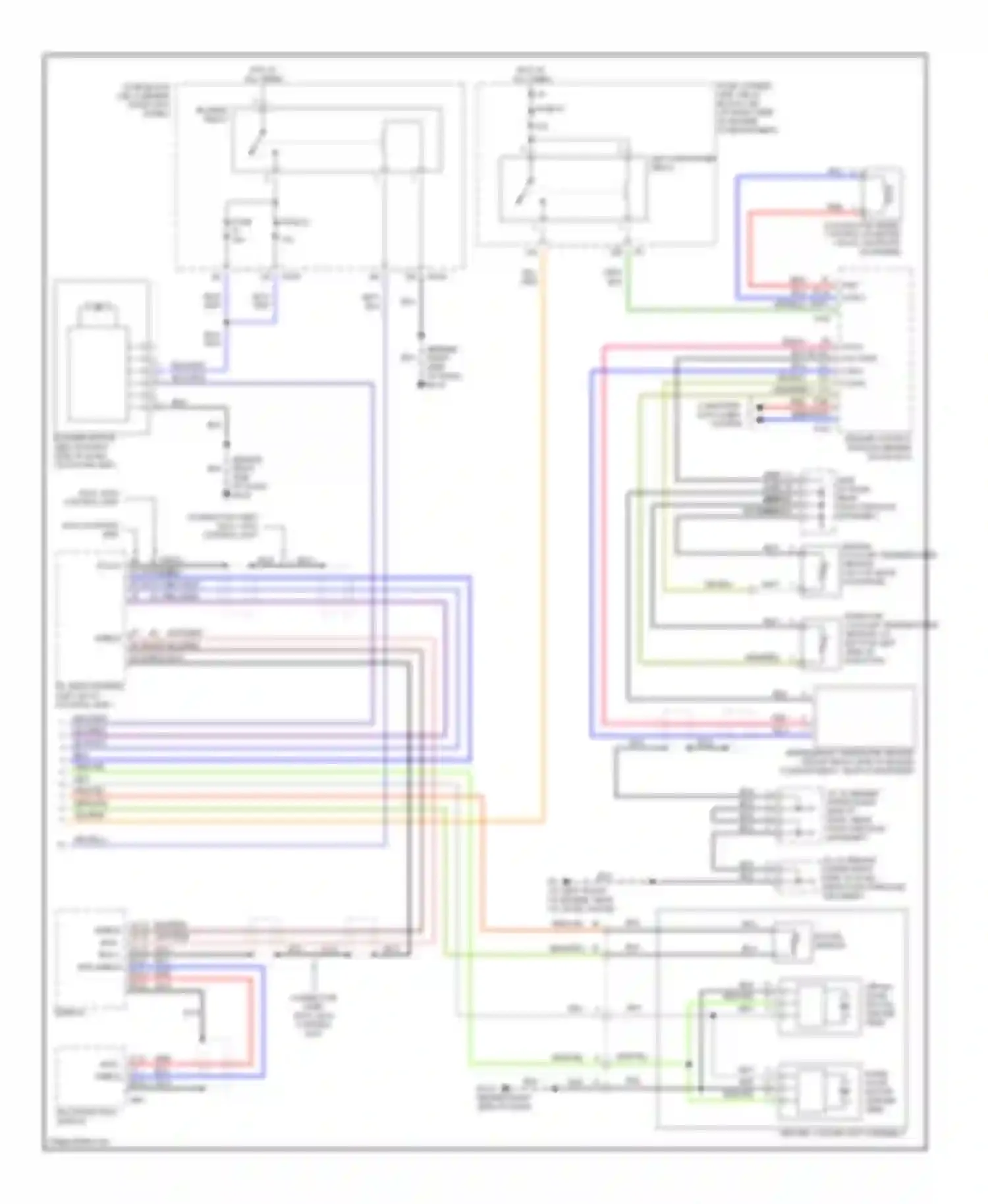 Wiring diagram grn/red for Infiniti M45 II (2002-2004) (3 of 26)