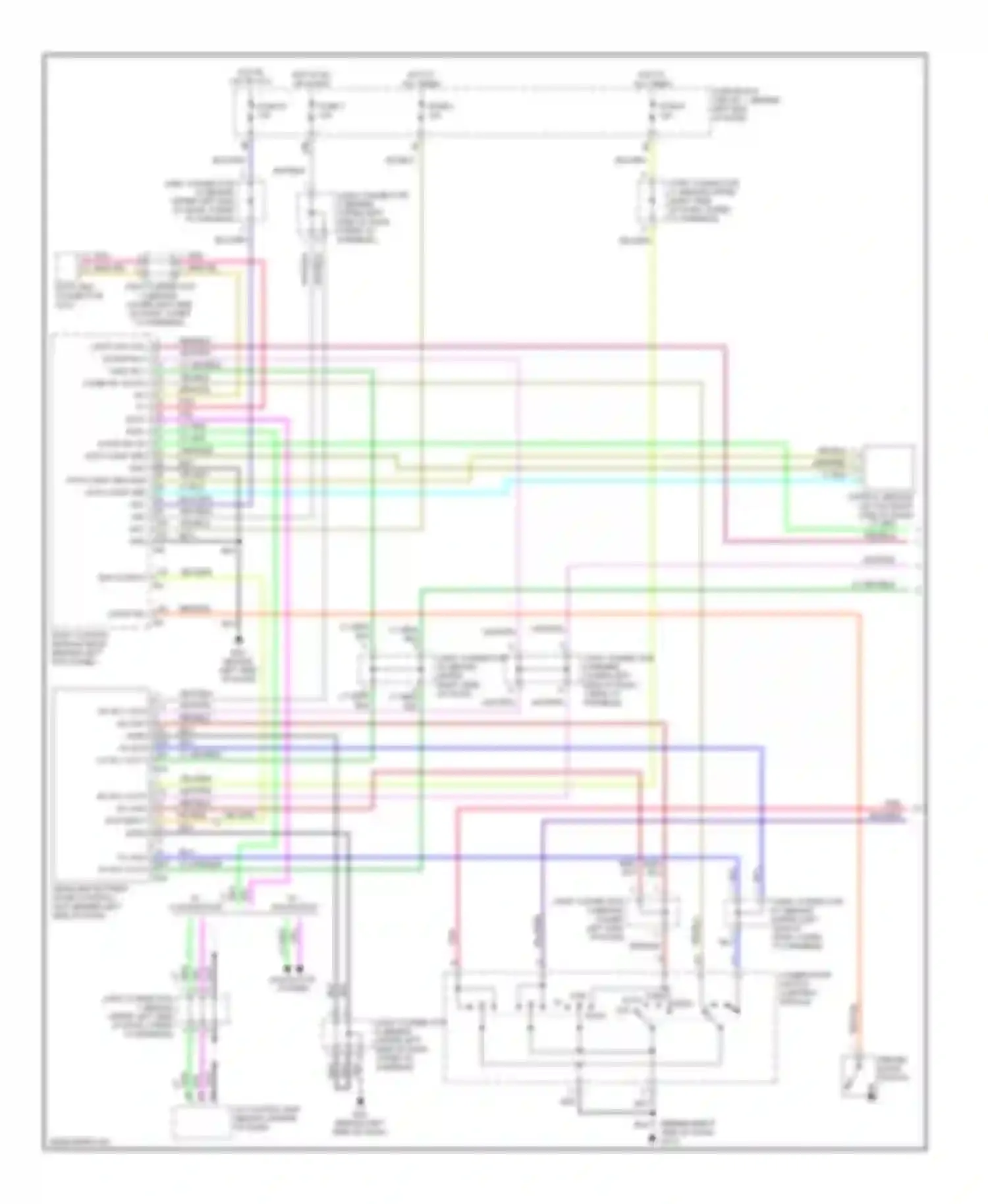 Wiring diagram w/ navigation for Infiniti M45 II (2002-2004) (1 of 2)