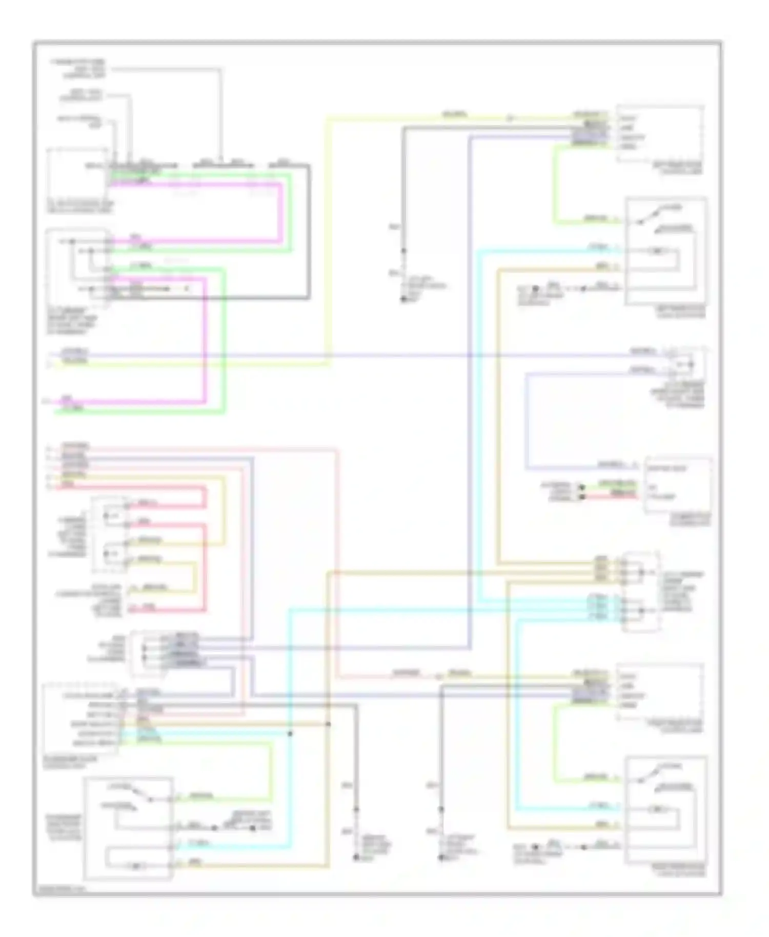 Wiring diagram yel/grn for Infiniti M45 II (2002-2004) (20 of 30)