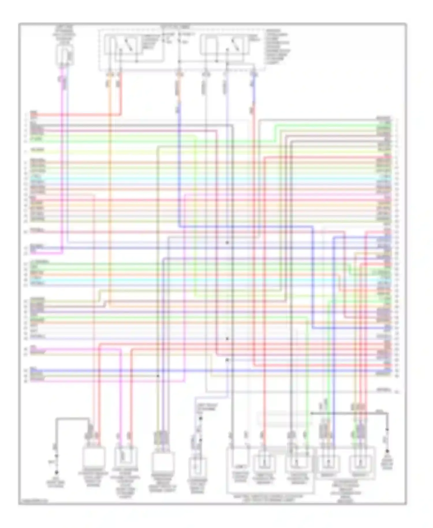 M45 Infiniti III facelift (2008-2010): Wiring diagram engine performance 4.5l (2 of 5)