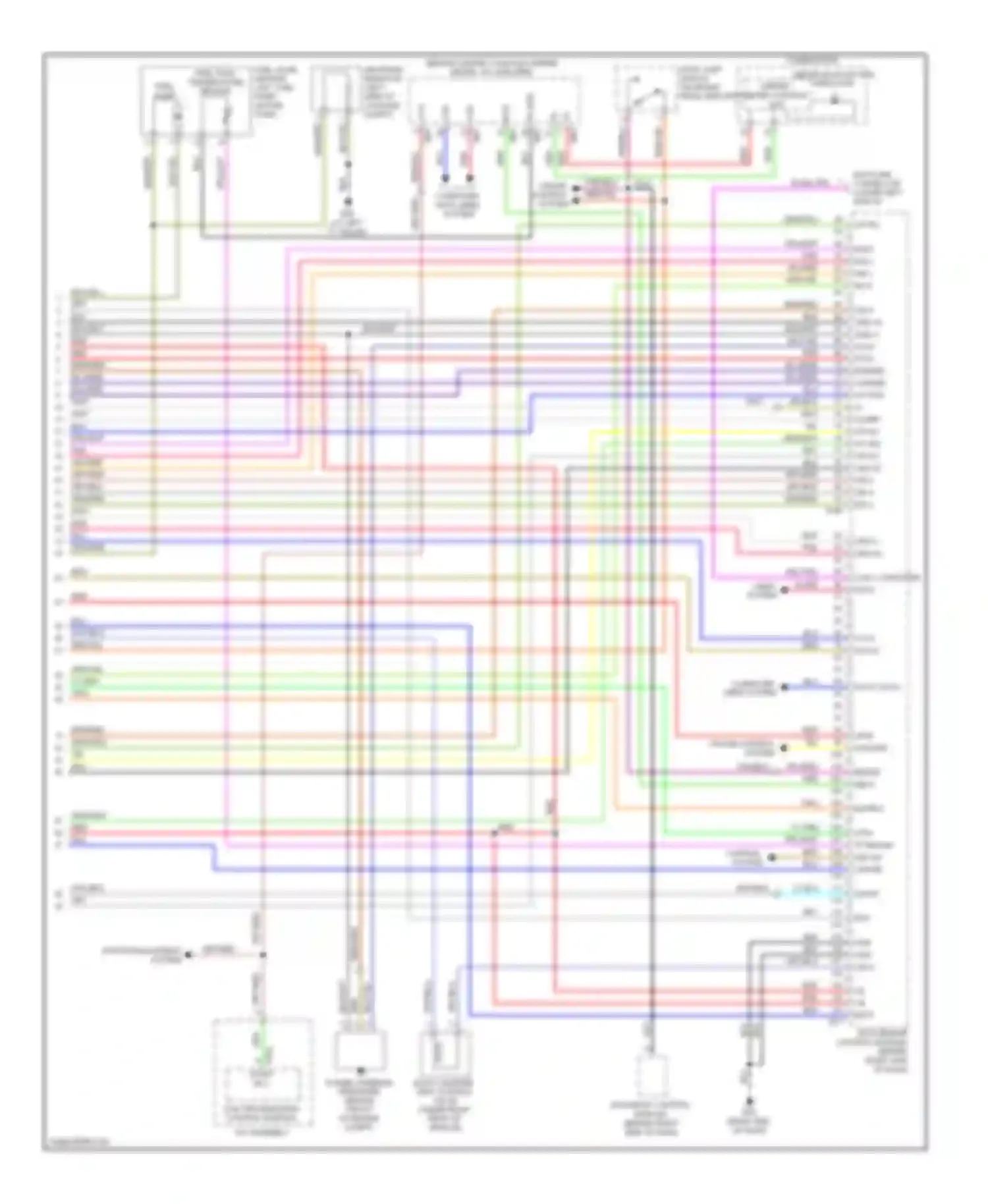 M45 Infiniti III facelift (2008-2010): Wiring diagram engine performance 4.5l (5 of 5)