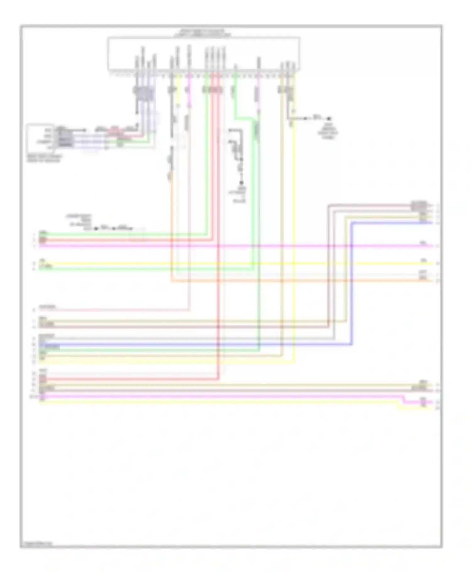 Wiring diagram camera on for Infiniti M45 III facelift (2008-2010) (4 of 8)