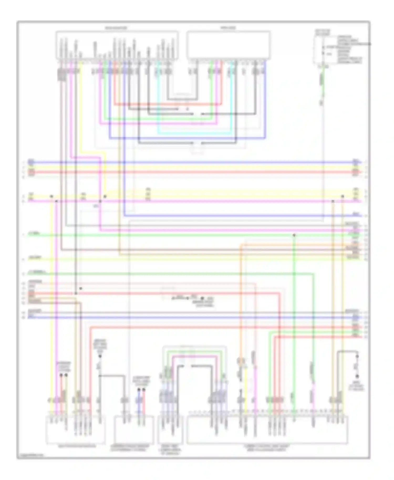 Wiring diagram camera on for Infiniti M45 III facelift (2008-2010) (3 of 8)