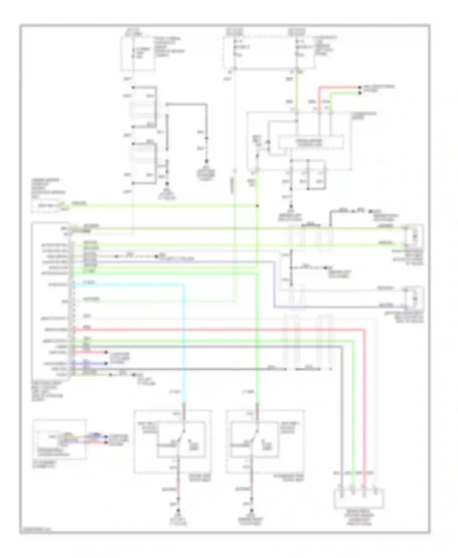 Wiring diagram computer data lines system for Infiniti M45 III facelift (2008-2010) (30 of 44)