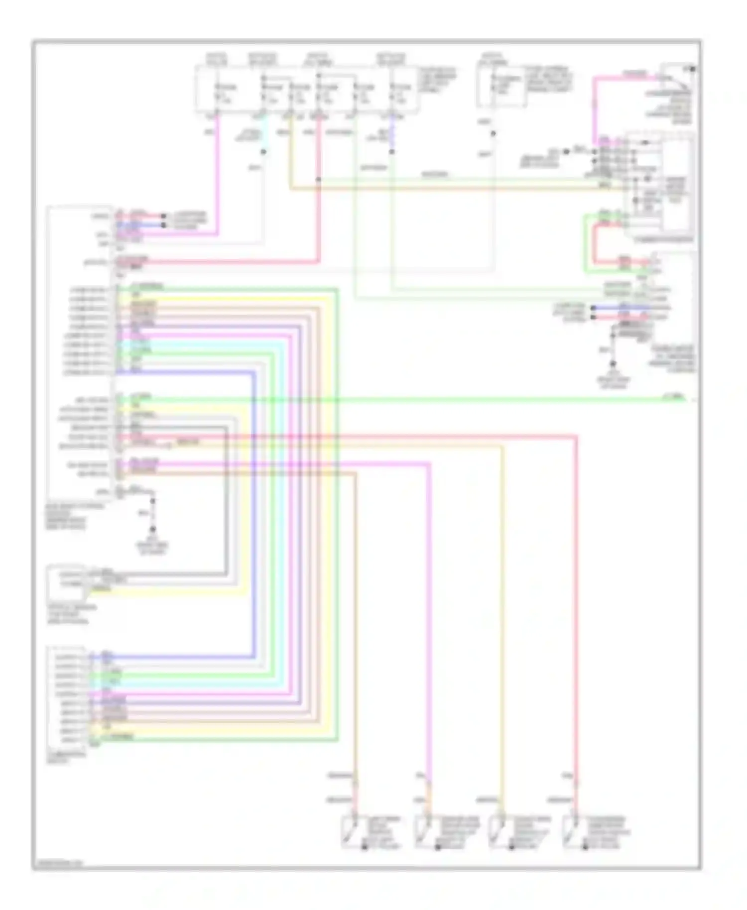 Wiring diagram computer data lines system for Infiniti M45 III facelift (2008-2010) (13 of 44)