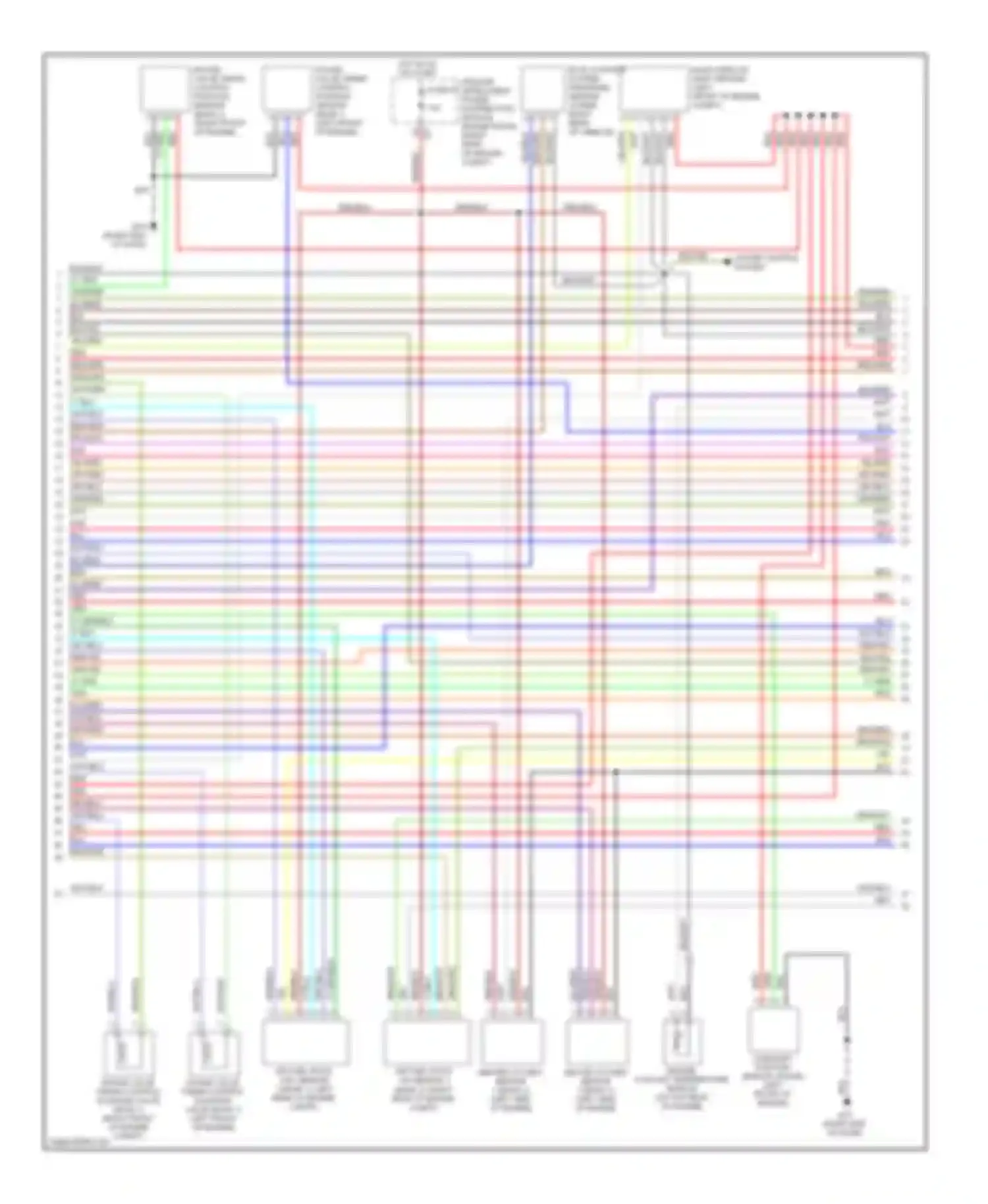Wiring diagram cruise control system for Infiniti M45 III facelift (2008-2010) (1 of 2)