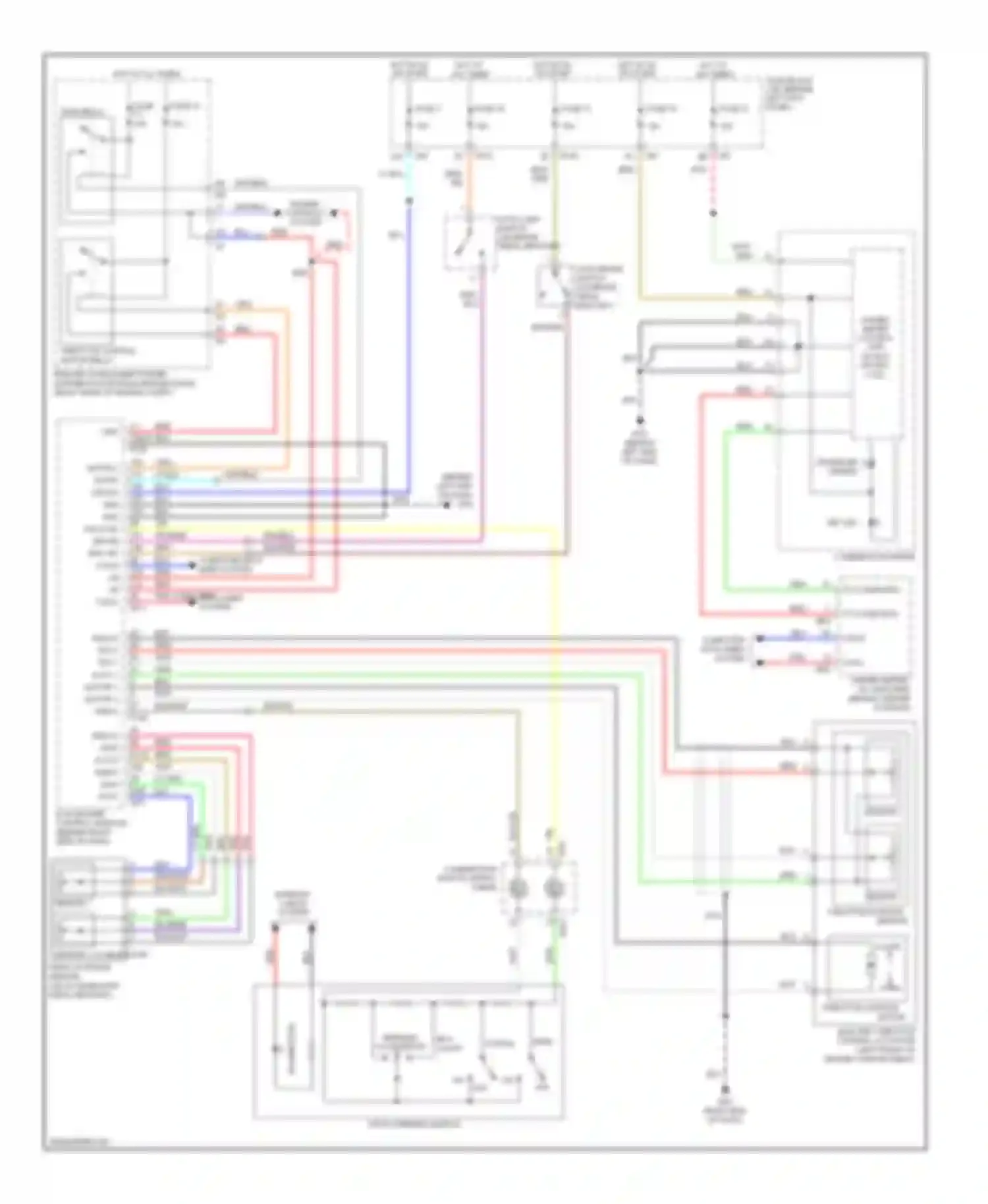 Wiring diagram engine controls system for Infiniti M45 III facelift (2008-2010) (3 of 5)
