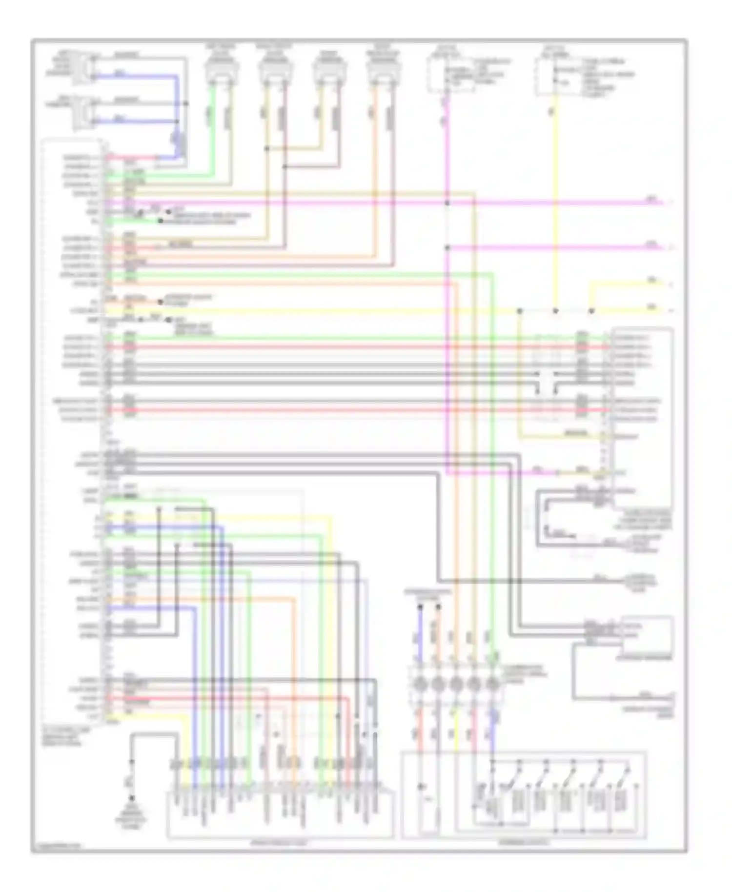 Wiring diagram fuse 37 for Infiniti M45 III facelift (2008-2010) (2 of 7)