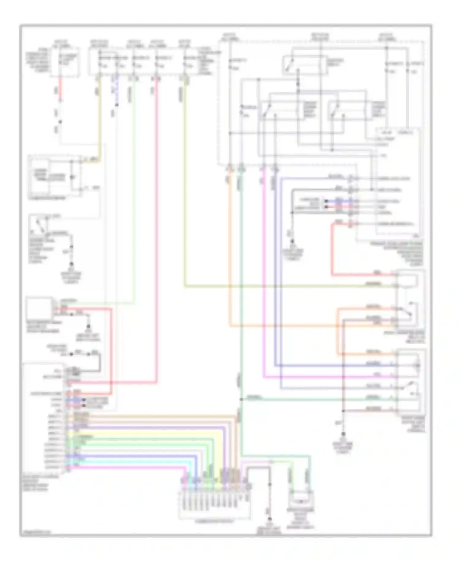 Wiring diagram fuse 84 for Infiniti M45 III facelift (2008-2010) (1 of 1)